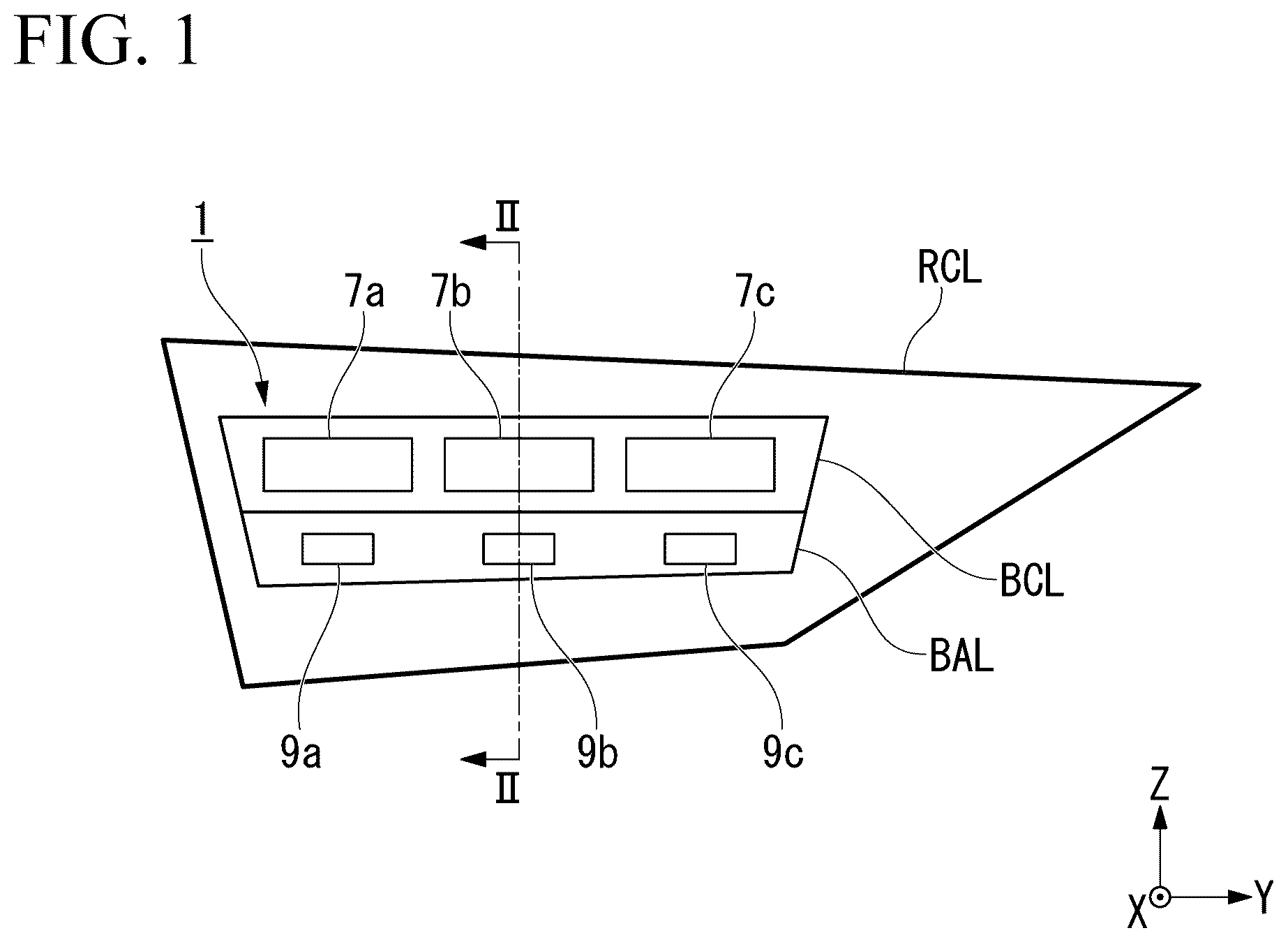 Patent US12338967 Figure 1 – Lighting tool for vehicle and vehicle rearward illumination system