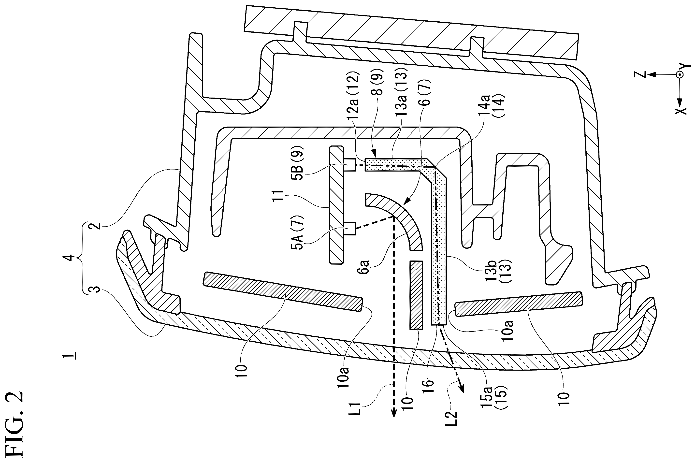 Patent US12338967 Figure 2 – Lighting tool for vehicle and vehicle rearward illumination system