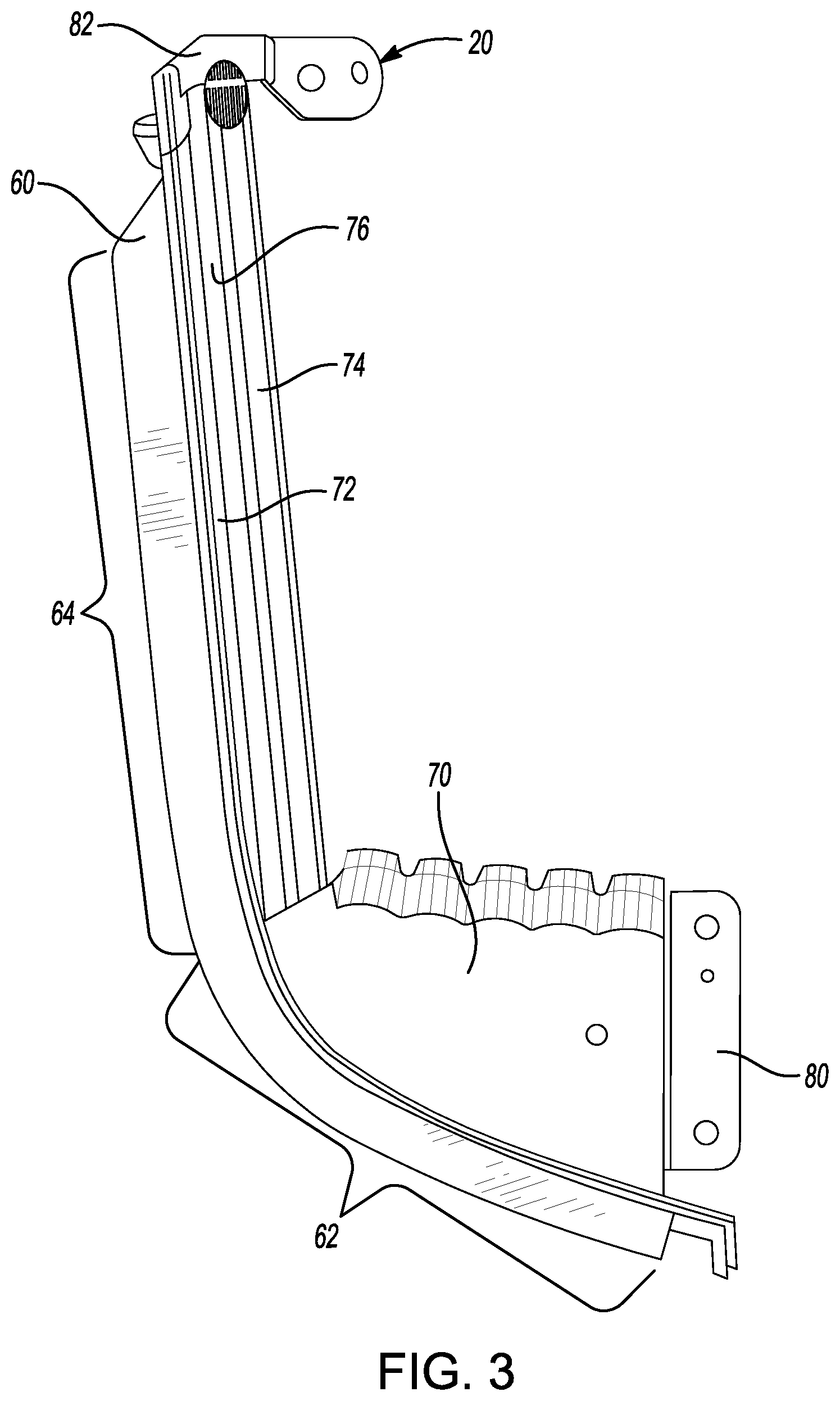 Patent US12338968 Figure 3 – Vehicle signal lighting assembly