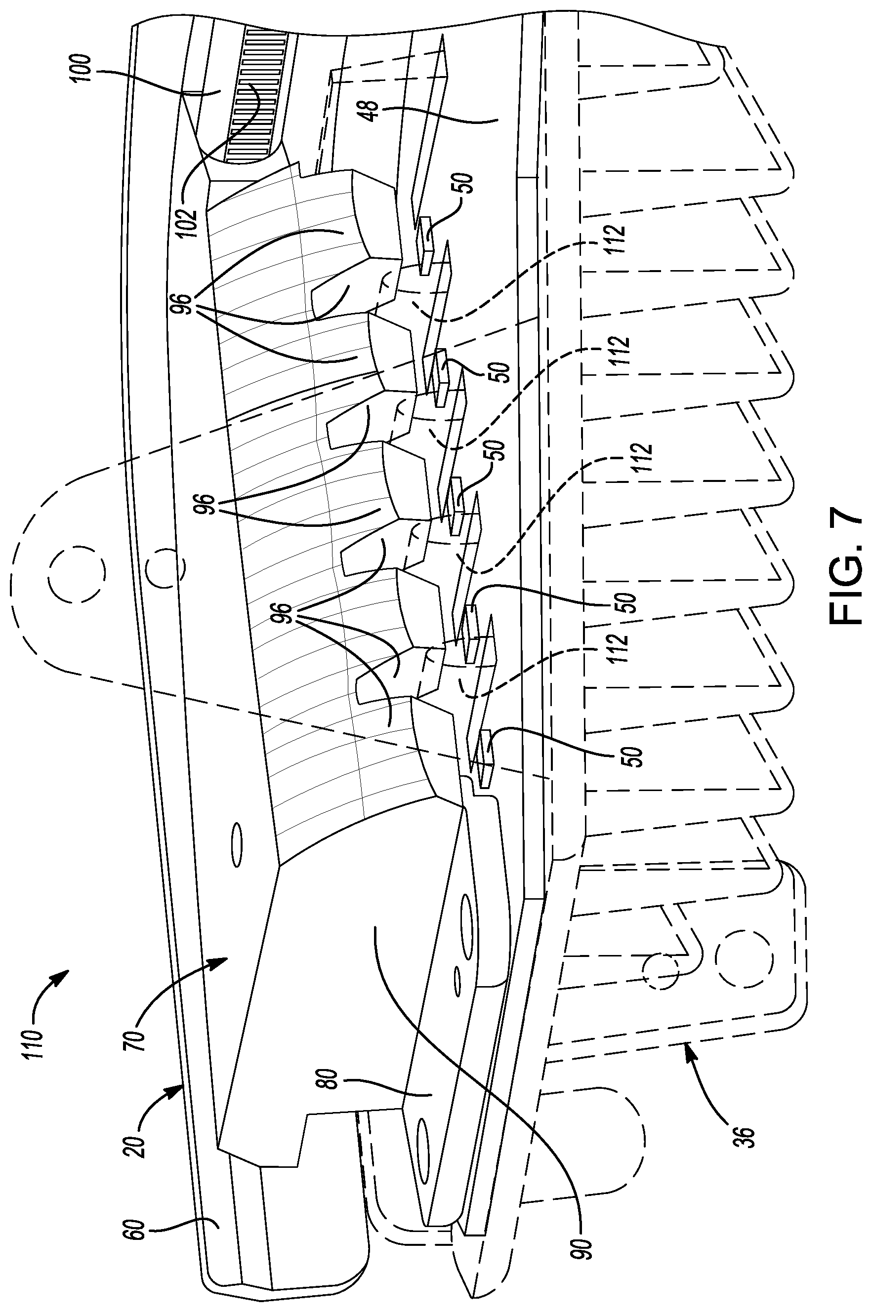 Patent US12338968 Figure 7 – Vehicle signal lighting assembly