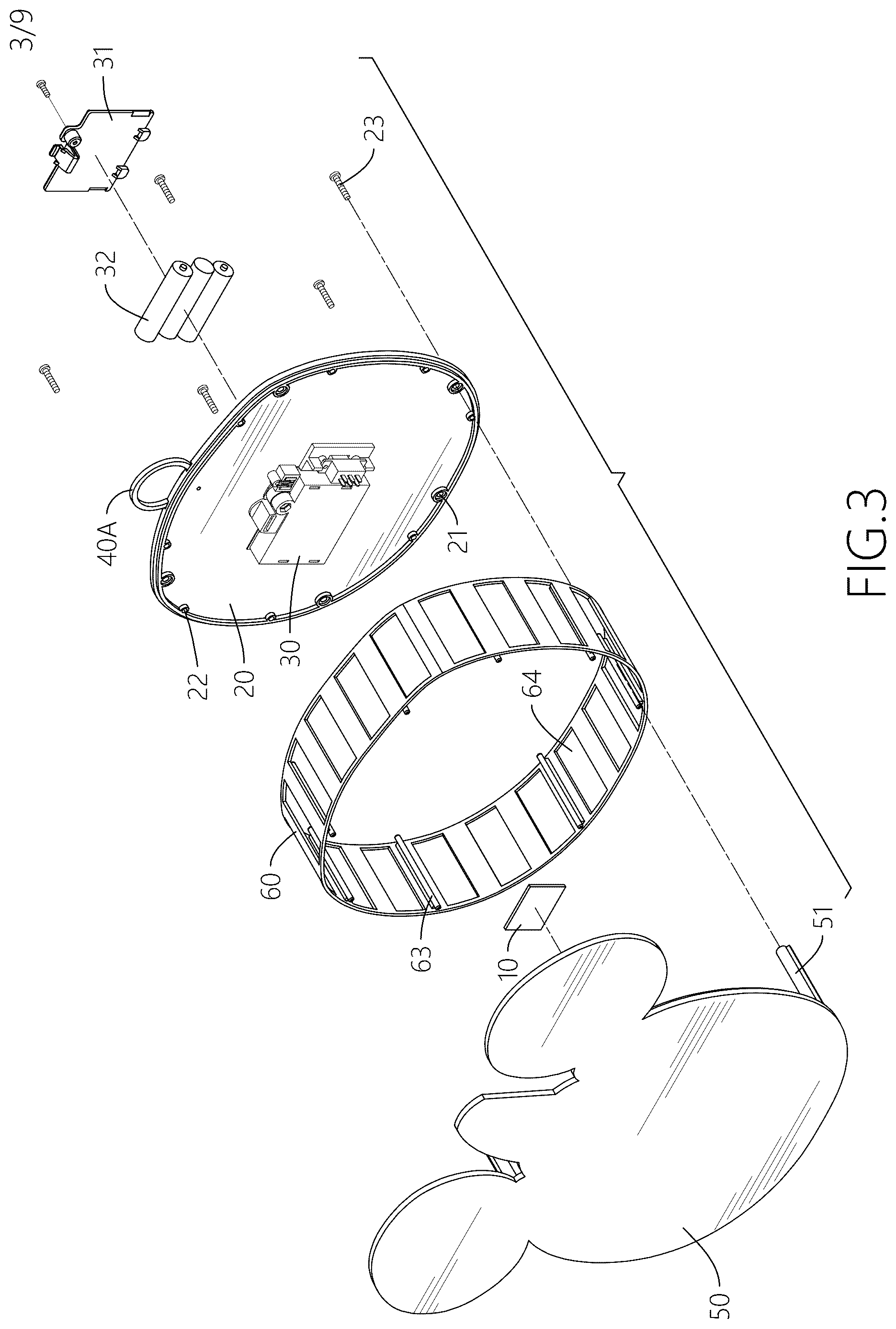 Patent US12338975 Figure 3 – Side projector light