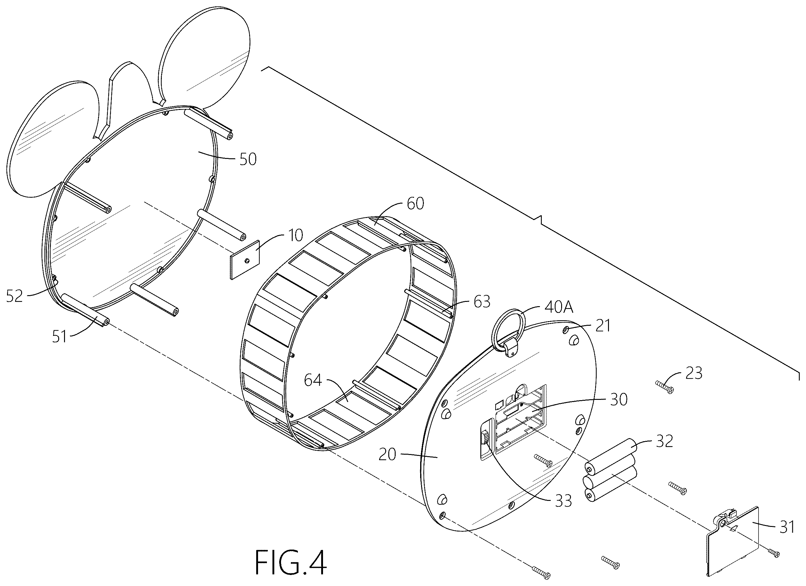 Patent US12338975 Figure 4 – Side projector light