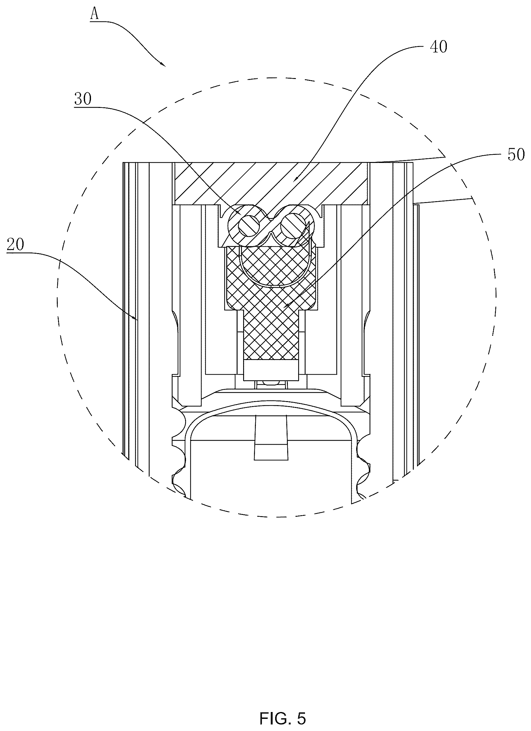 Patent US12338977 Figure 5 – String light structure