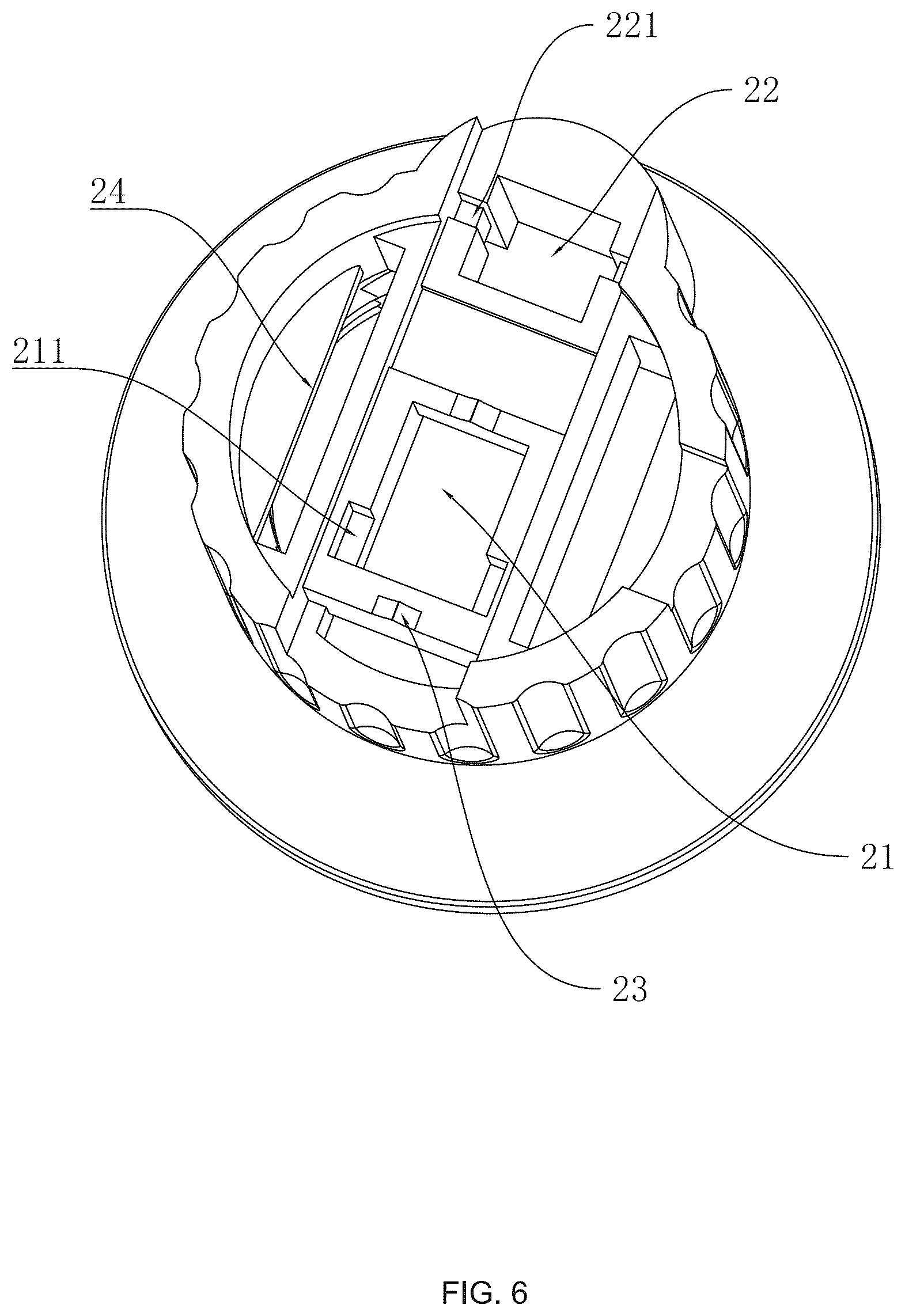 Patent US12338977 Figure 6 – String light structure