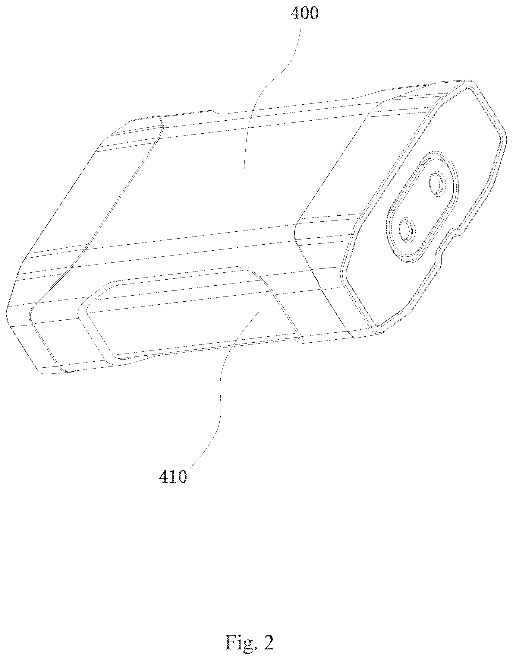 Patent US12338980 Figure 2 – Tool lamp with mobile power source