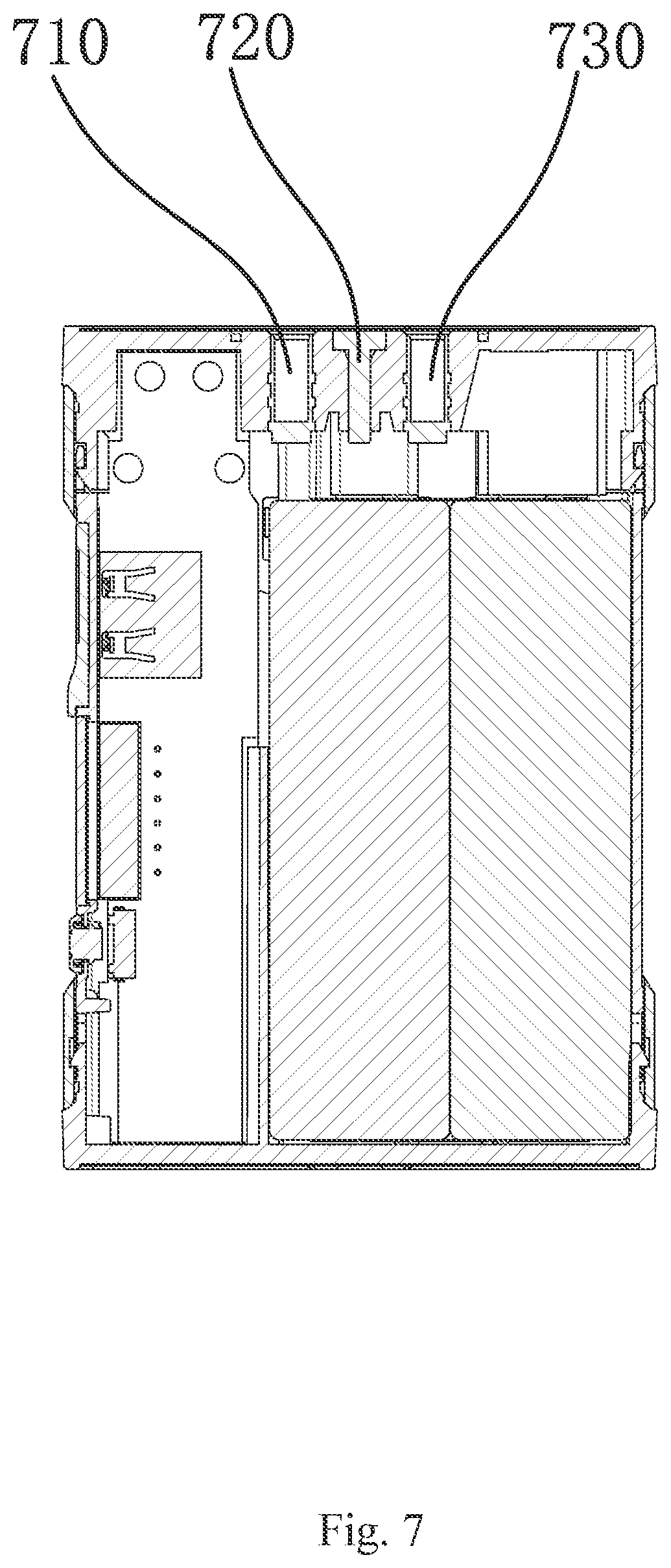 Patent US12338980 Figure 7 – Tool lamp with mobile power source
