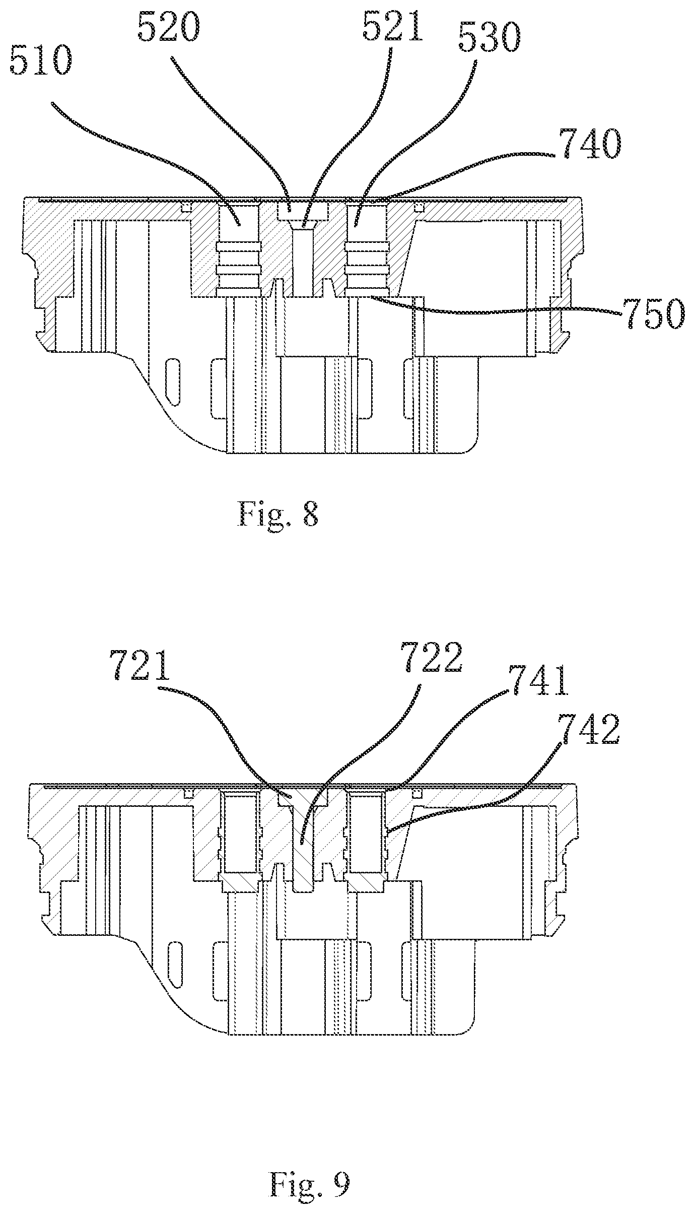 Patent US12338980 Figure 8 – Tool lamp with mobile power source
