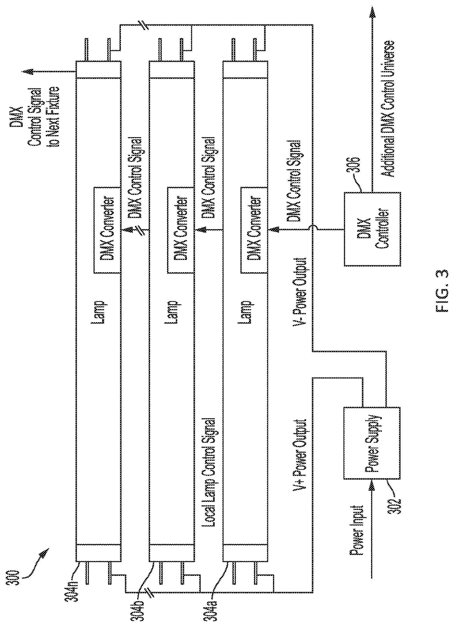 Patent US12338982 Figure 3 – Led lighting incorporating DMX communication