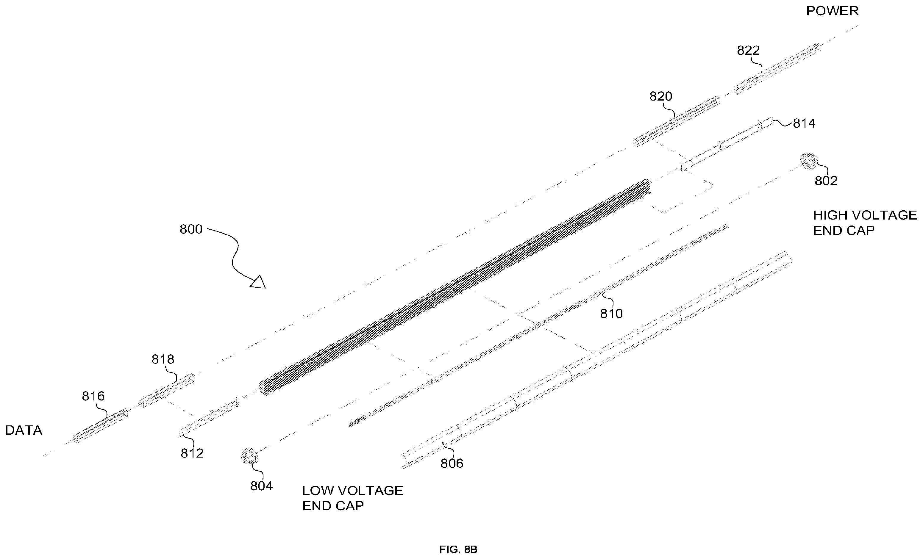 Patent US12338982 Figure 8 – Led lighting incorporating DMX communication