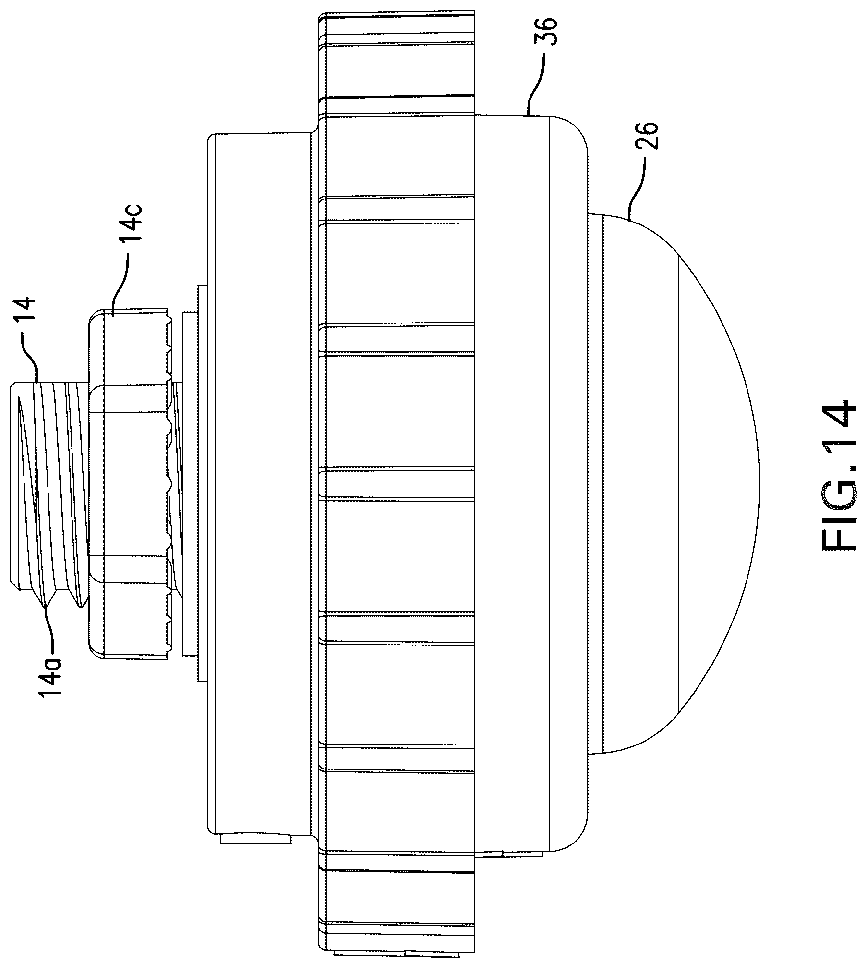 Patent US12338984 Figure 13 – Solid-state lighting fixtures with socket connections for accessories and accessories for use therewith
