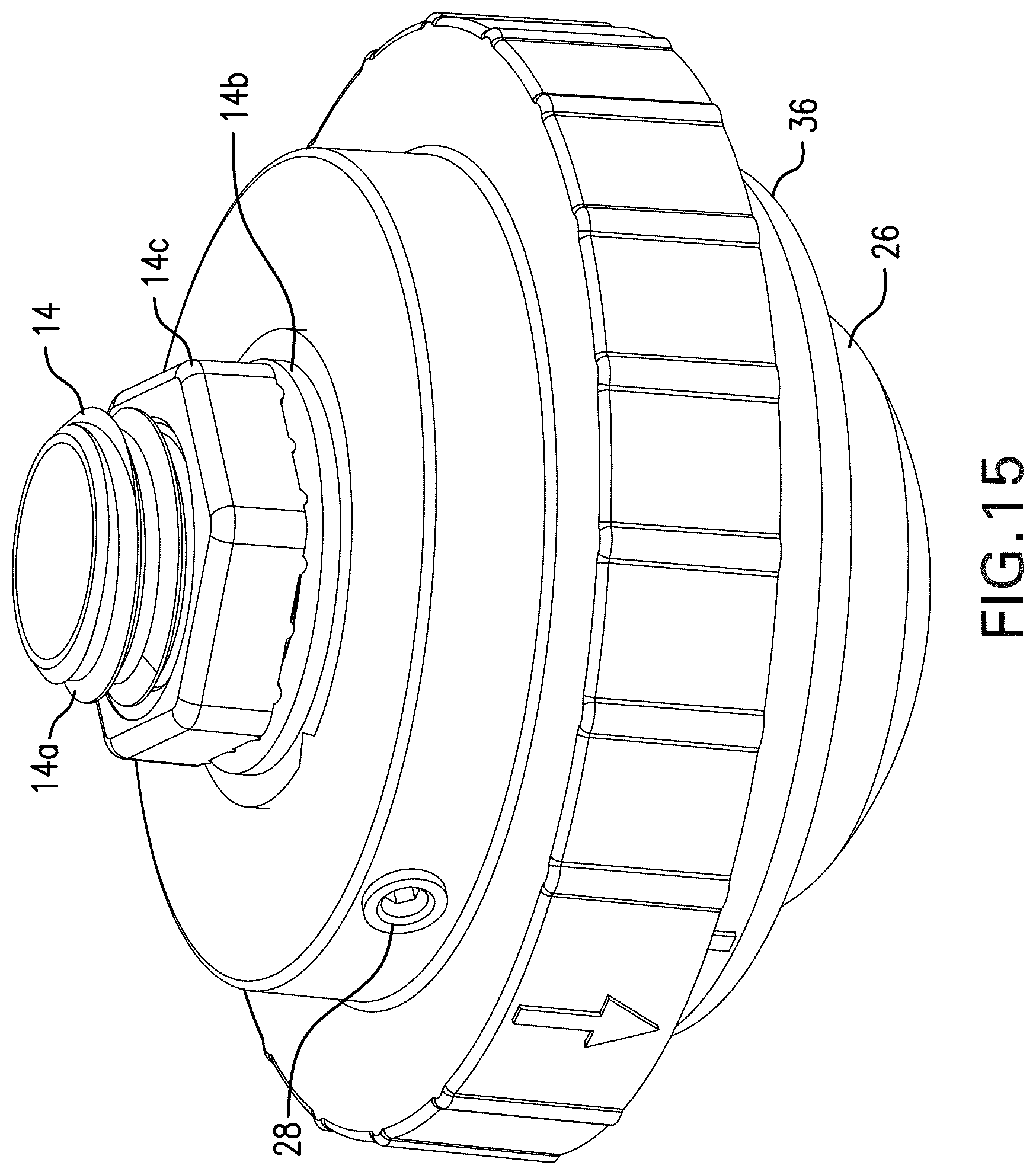 Patent US12338984 Figure 14 – Solid-state lighting fixtures with socket connections for accessories and accessories for use therewith