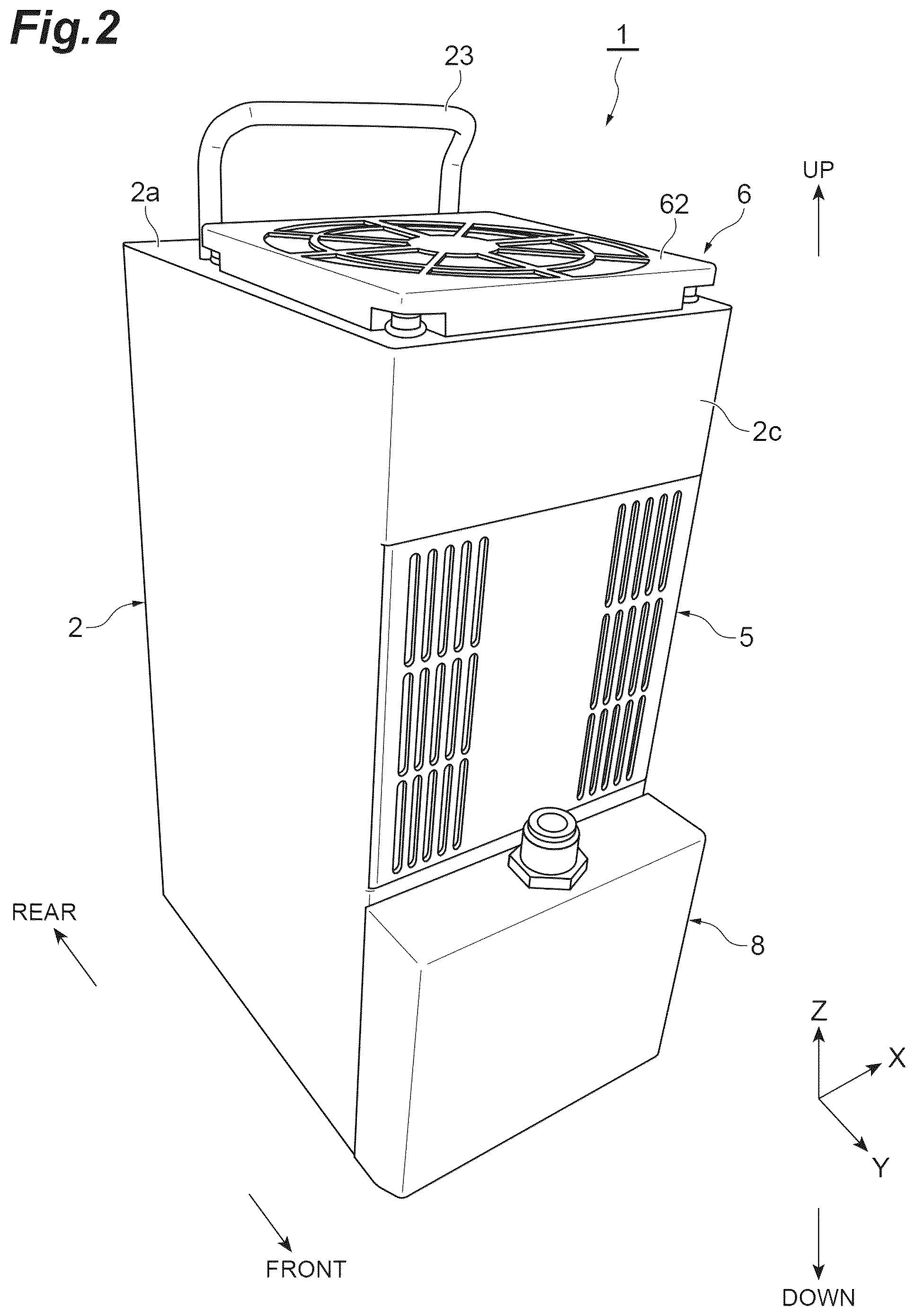 Patent US12338987 Figure 2 – Heatsink, active energy irradiation device, and active energy irradiation system