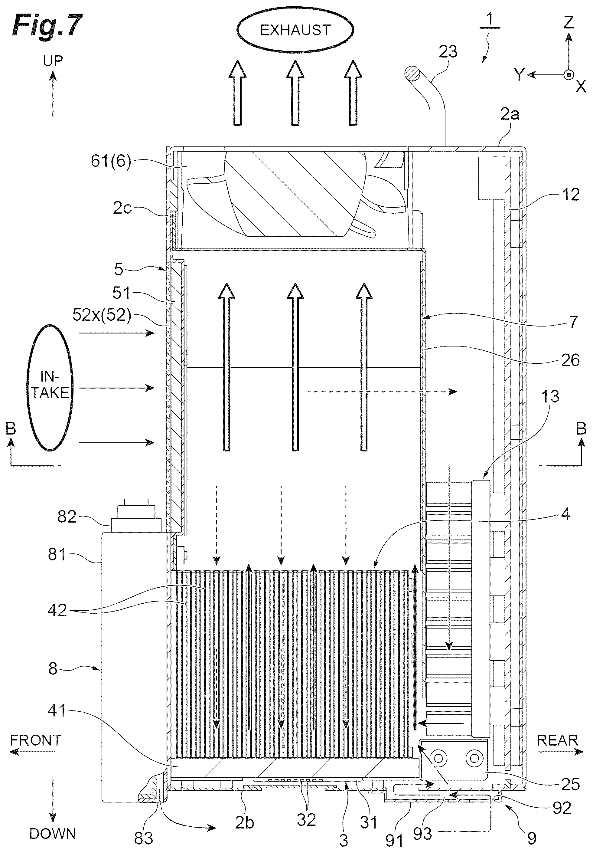 Patent US12338987 Figure 7 – Heatsink, active energy irradiation device, and active energy irradiation system