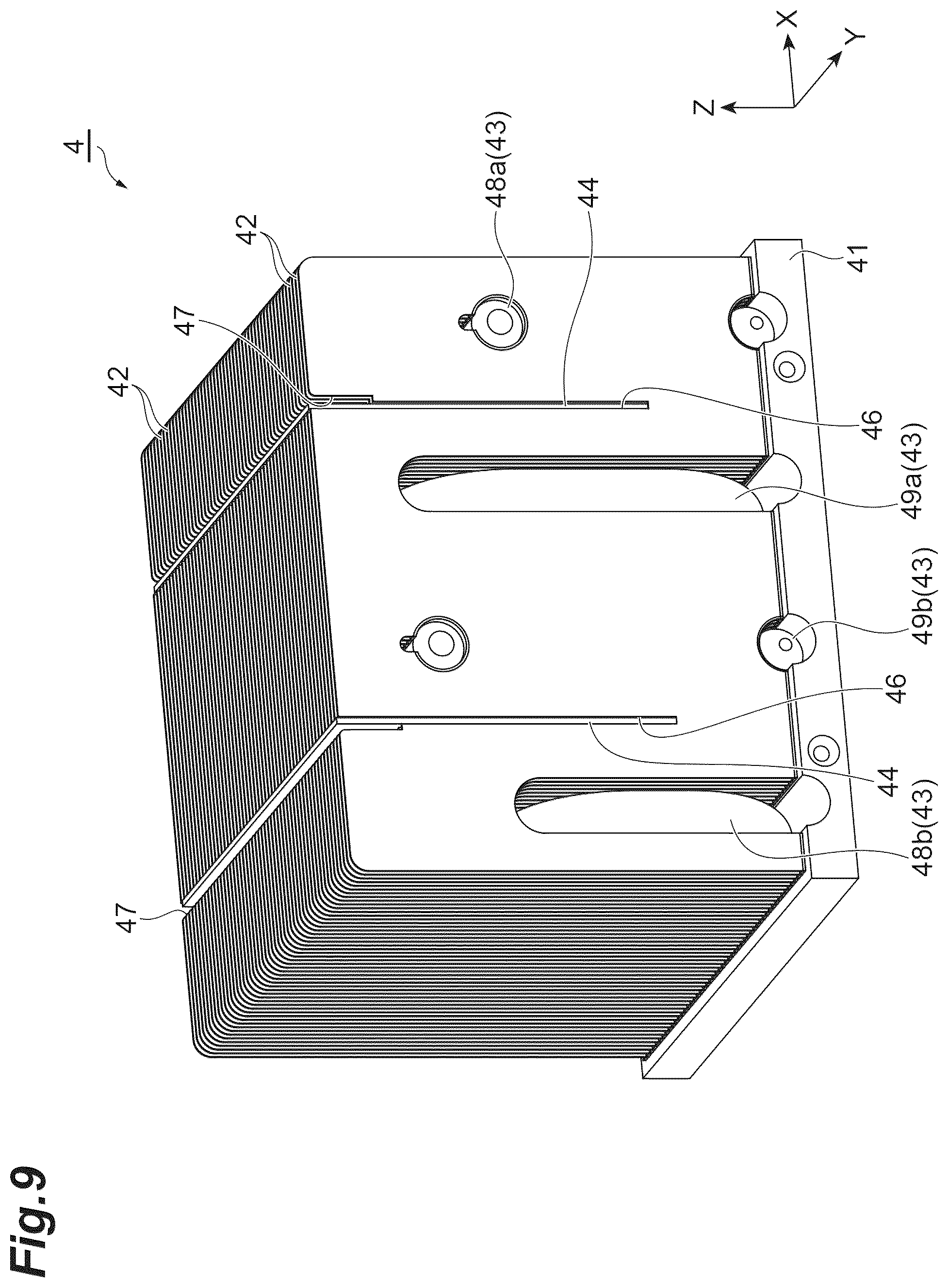 Patent US12338987 Figure 9 – Heatsink, active energy irradiation device, and active energy irradiation system
