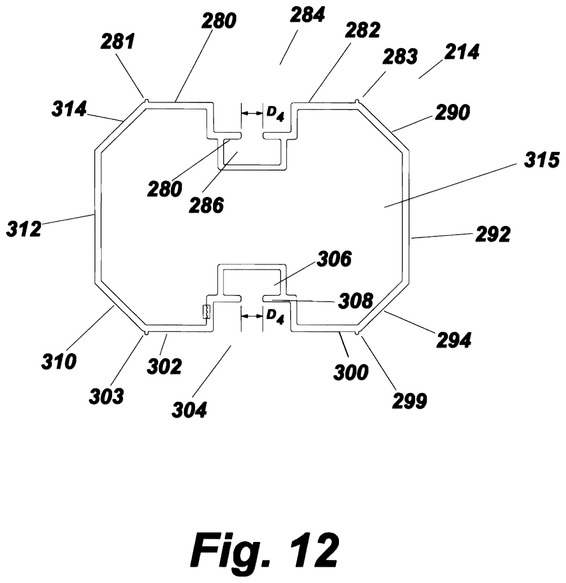 Patent US12338988 Figure 9 – Telescopic vehicle barrier with illumination strip