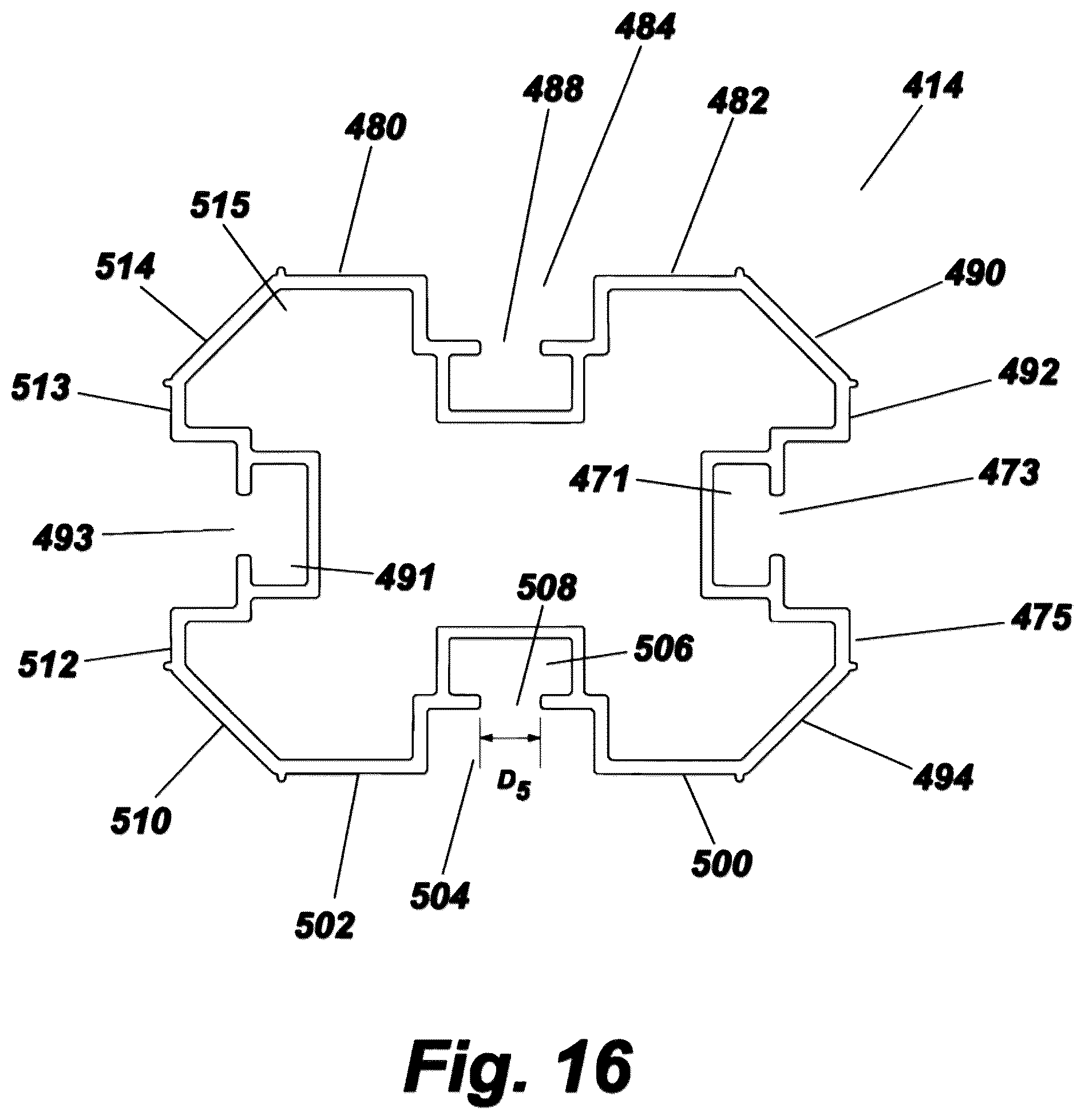 Patent US12338988 Figure 13 – Telescopic vehicle barrier with illumination strip