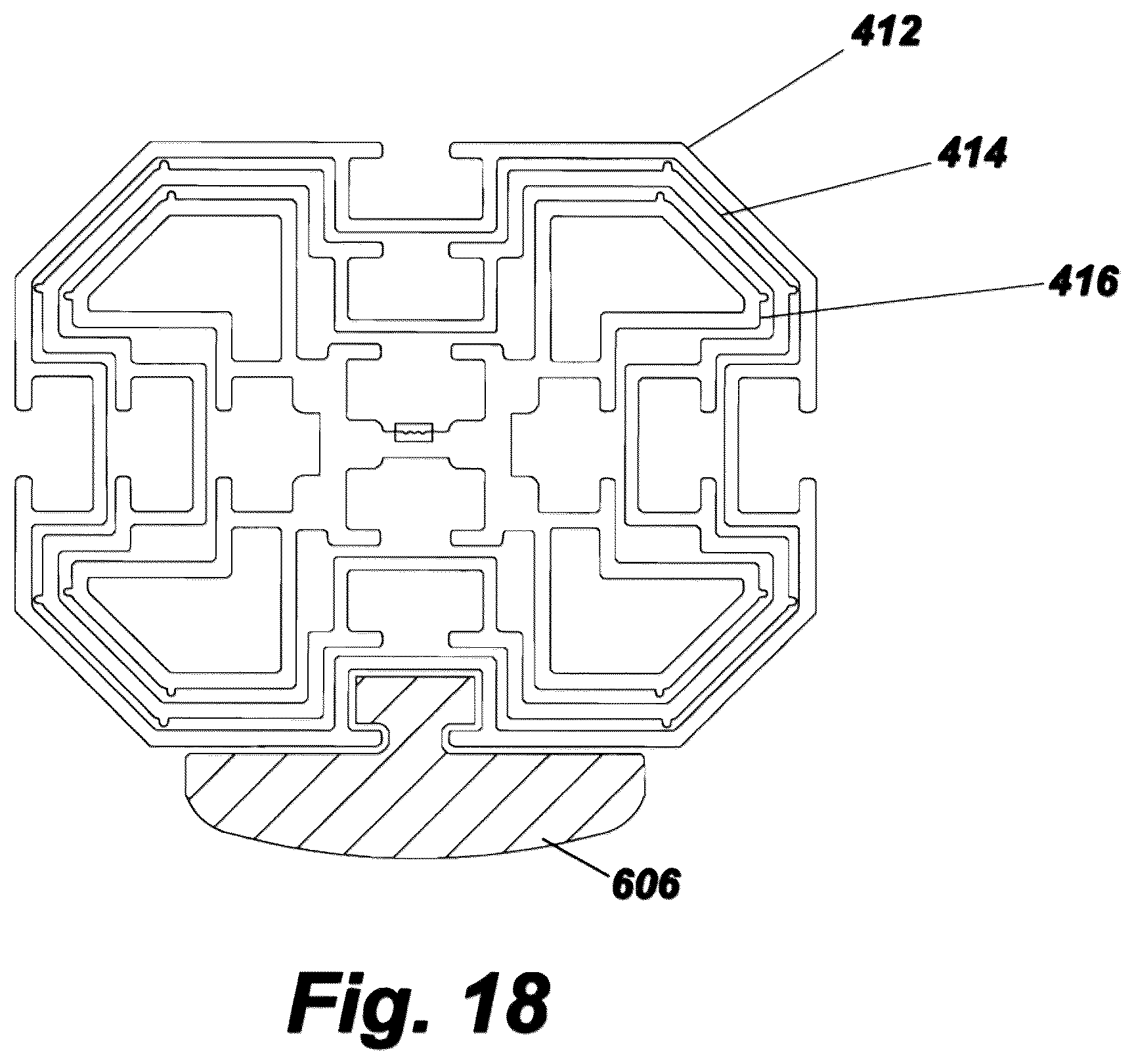 Patent US12338988 Figure 15 – Telescopic vehicle barrier with illumination strip