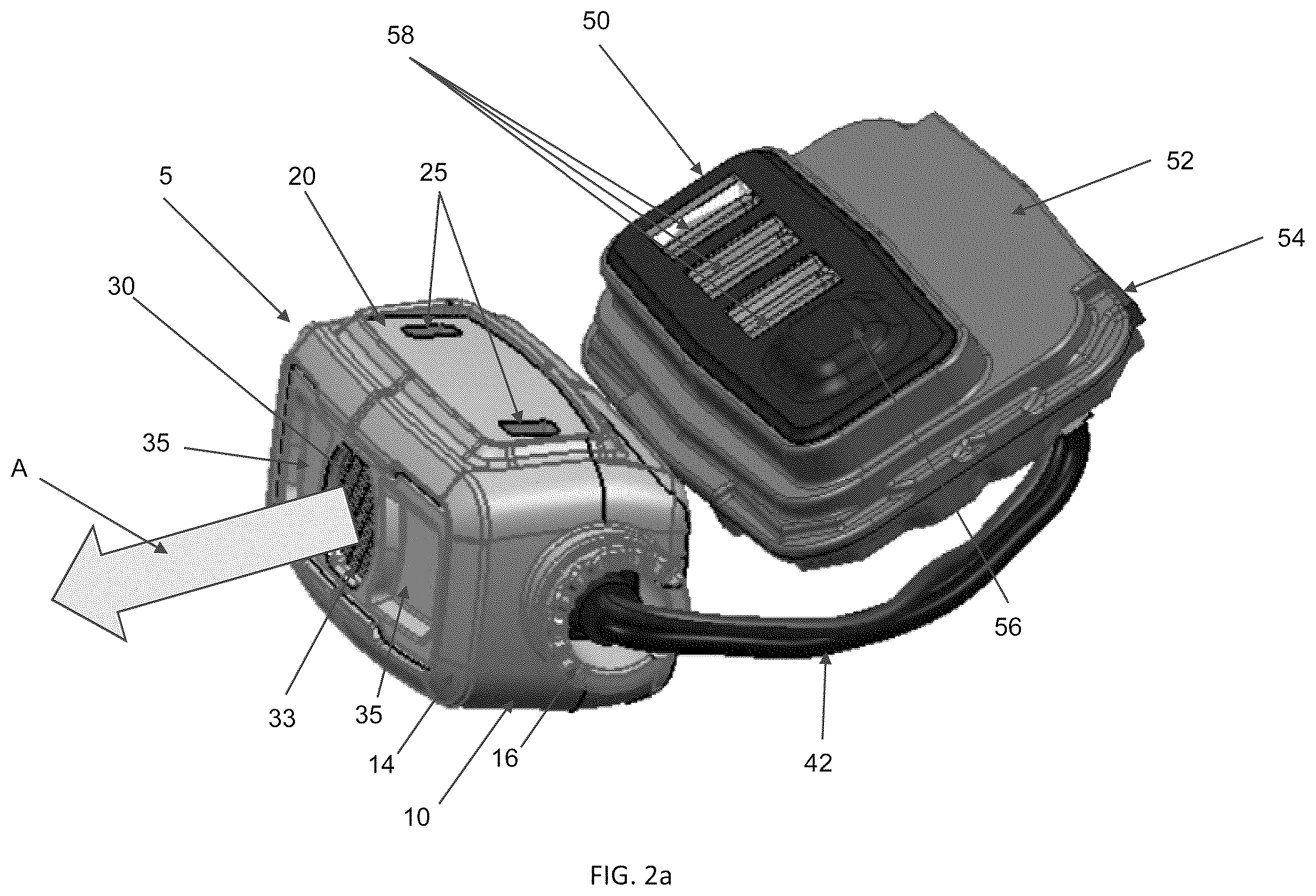 Patent US12338989 Figure 2 – Light emitting assembly for a power tool
