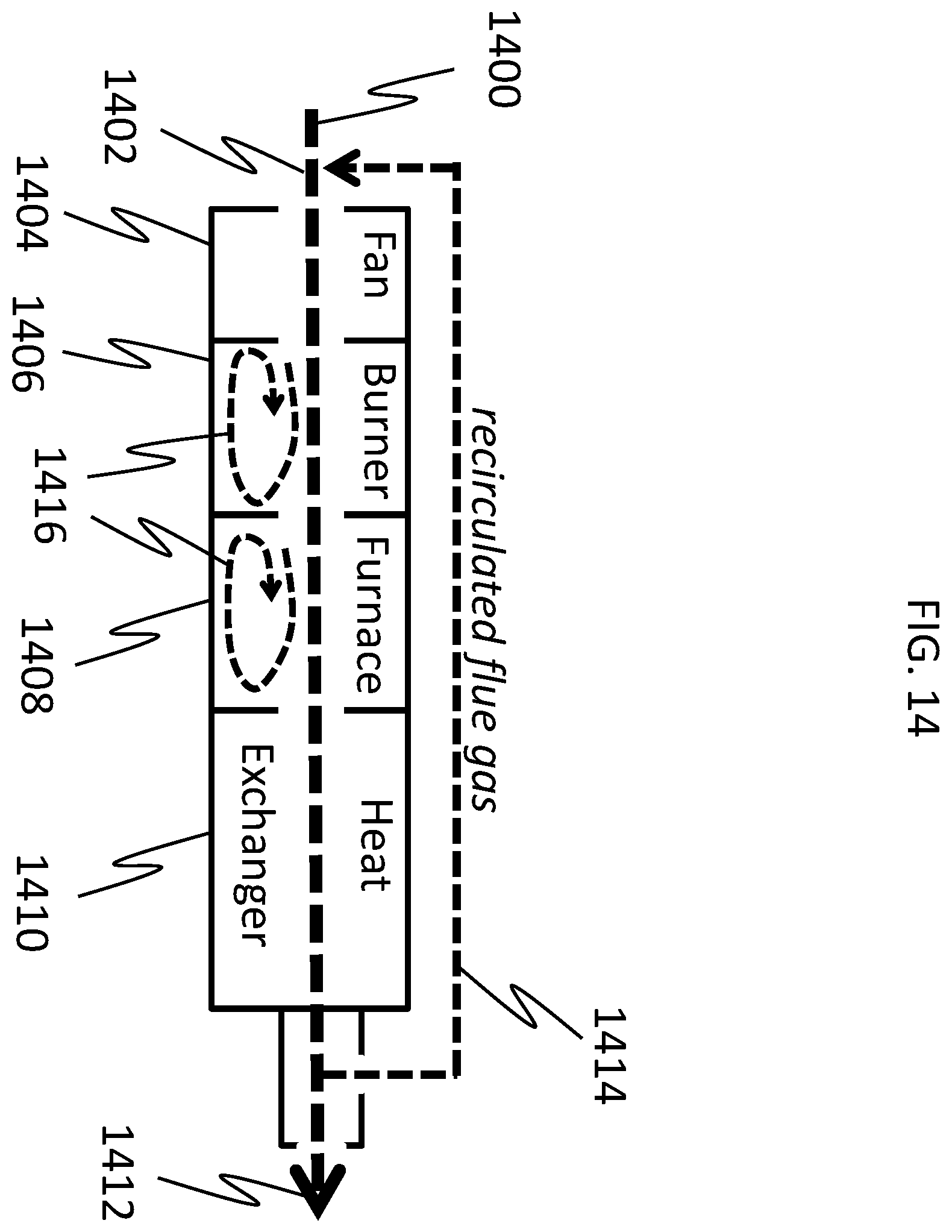 Patent US12338993 Figure 20 – Compact flat plate premix fuel combustion system, and fluid heating system and packaged burner system including the same