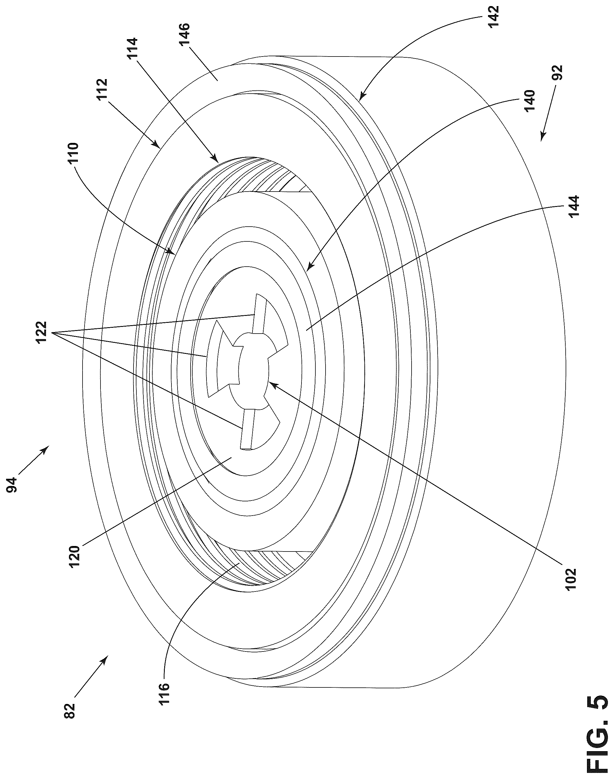 Patent US12339003 Figure 5 – Gas turbine engine and fuel nozzle therefor