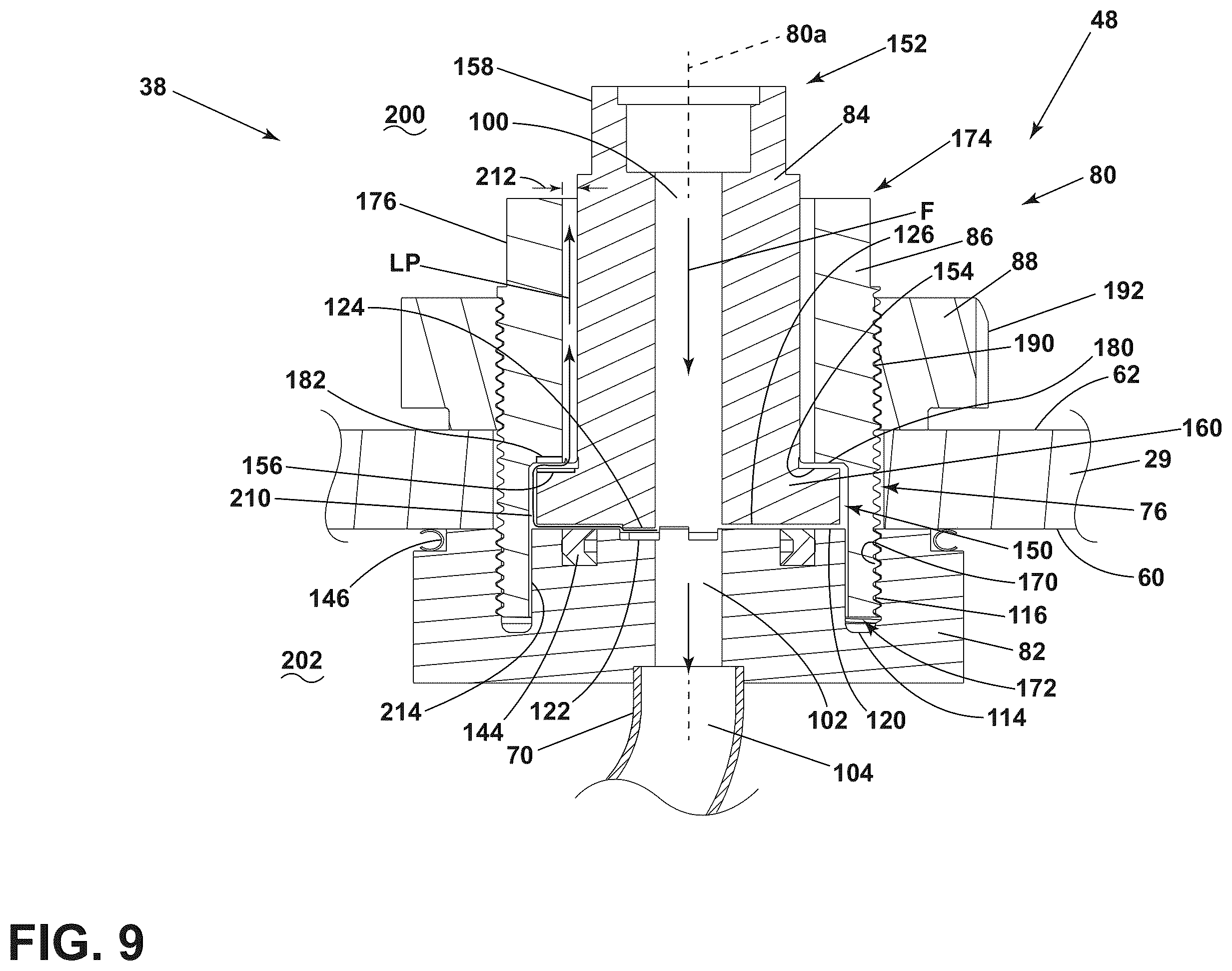 Patent US12339003 Figure 9 – Gas turbine engine and fuel nozzle therefor