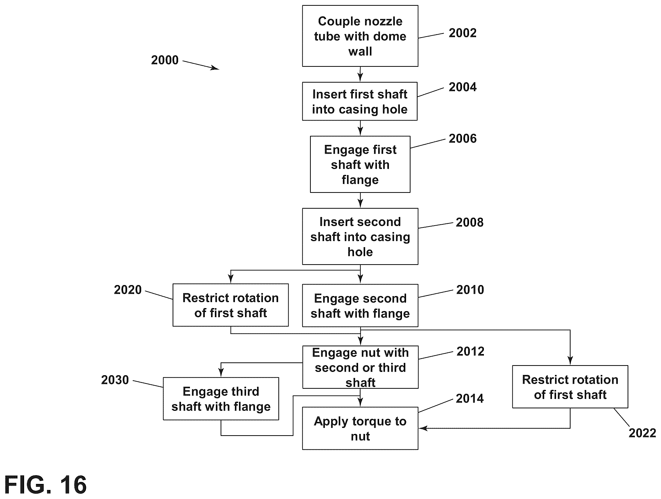 Patent US12339003 Figure 16 – Gas turbine engine and fuel nozzle therefor