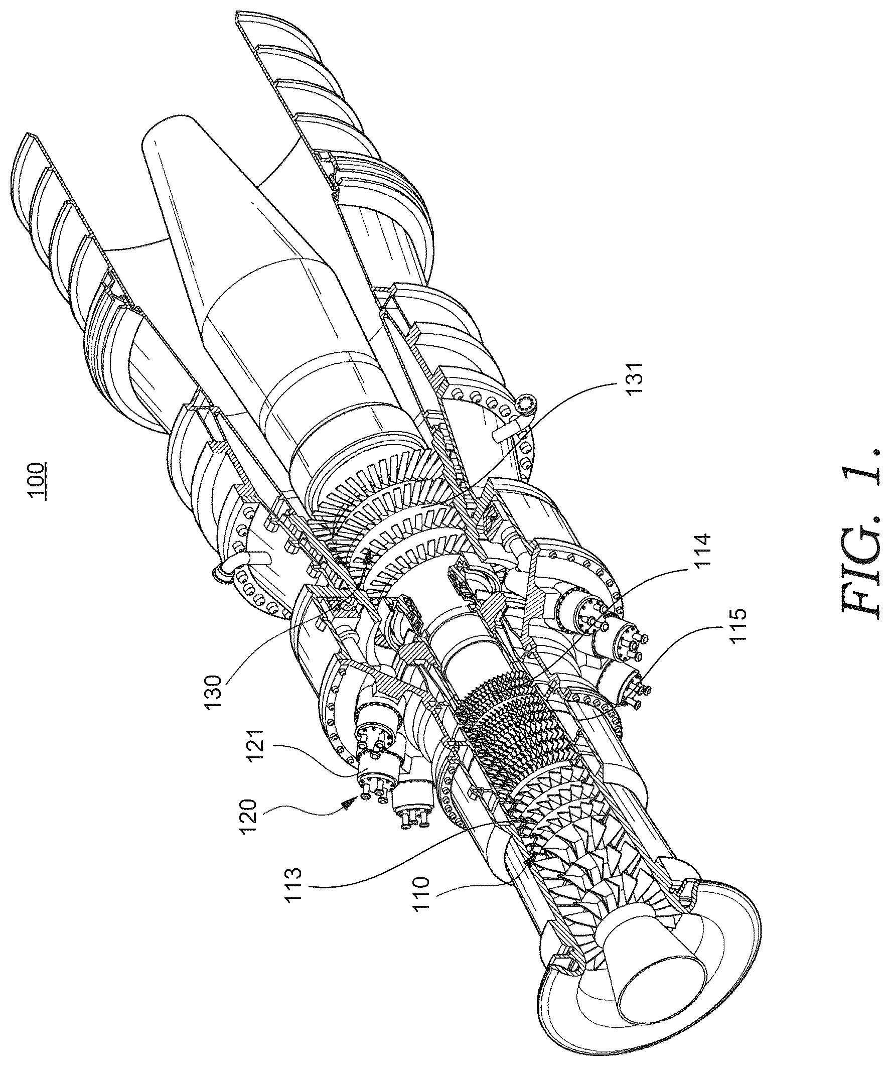 Patent US12339007 Figure 1 – Combustor nozzle, combustor and gas turbine including same