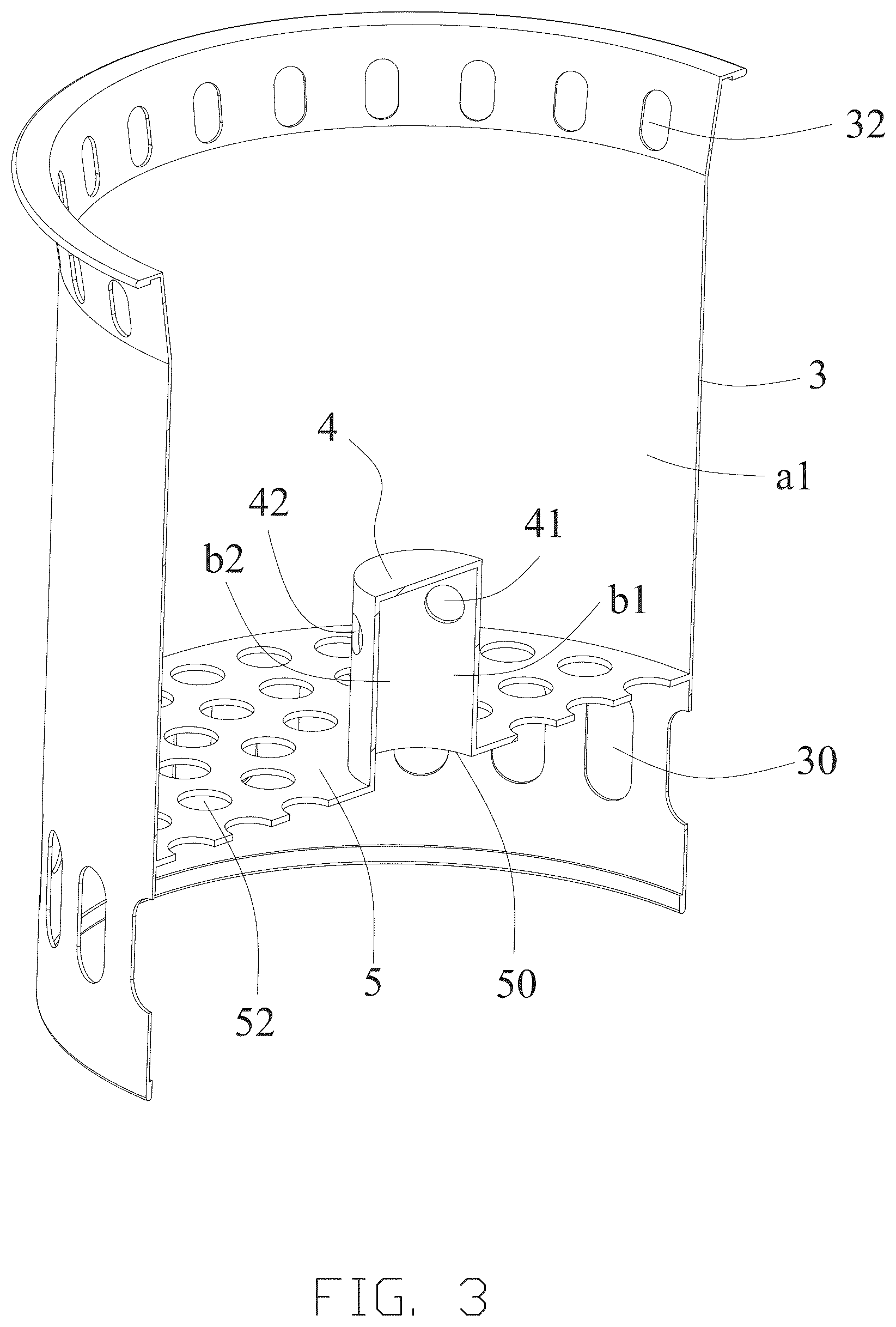 Patent US12339008 Figure 3 – Stove and stove system capable of controlling flame shape