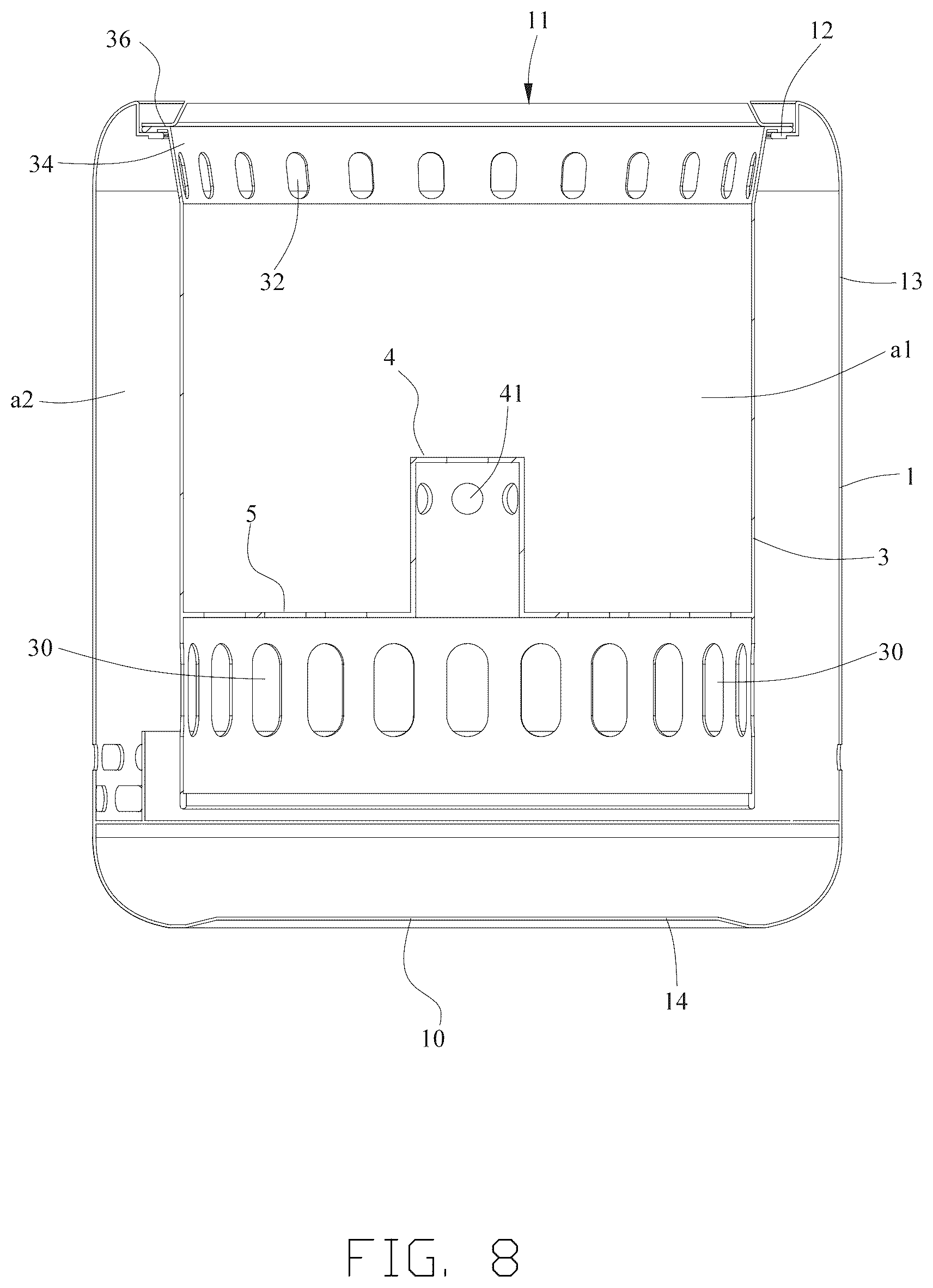 Patent US12339008 Figure 8 – Stove and stove system capable of controlling flame shape