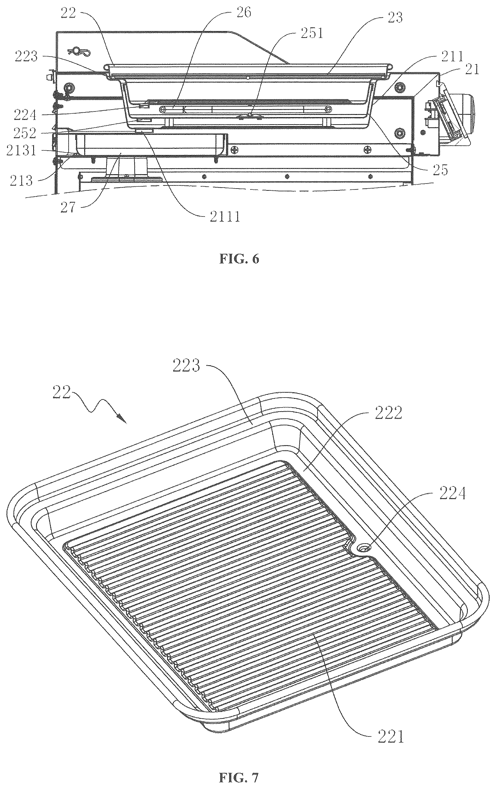 Patent US12339009 Figure 5 – Oven integrated with functions of frying, roasting and smoking