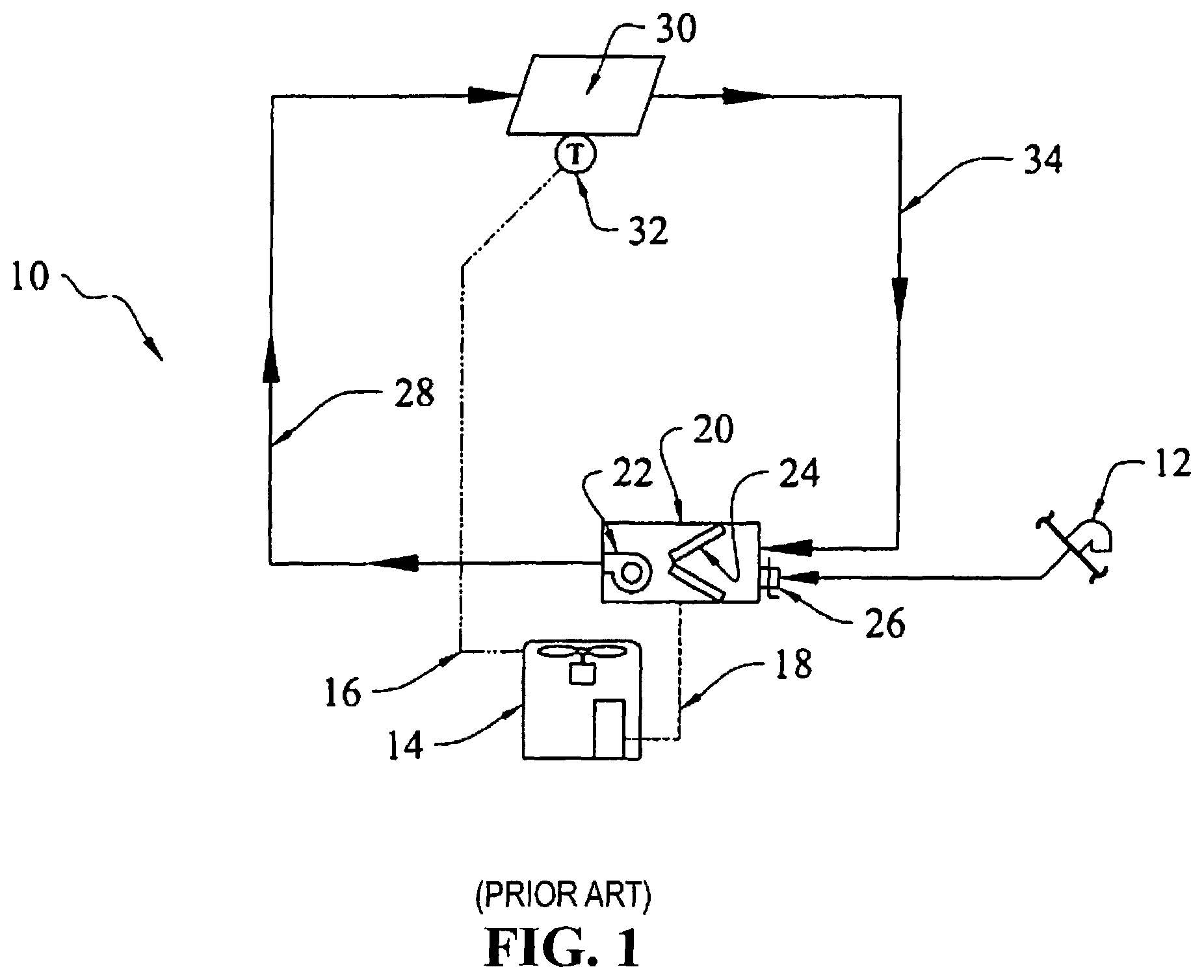 Patent US12339023 — Zoning system for air conditioning (HVAC) equipment — Figure 1