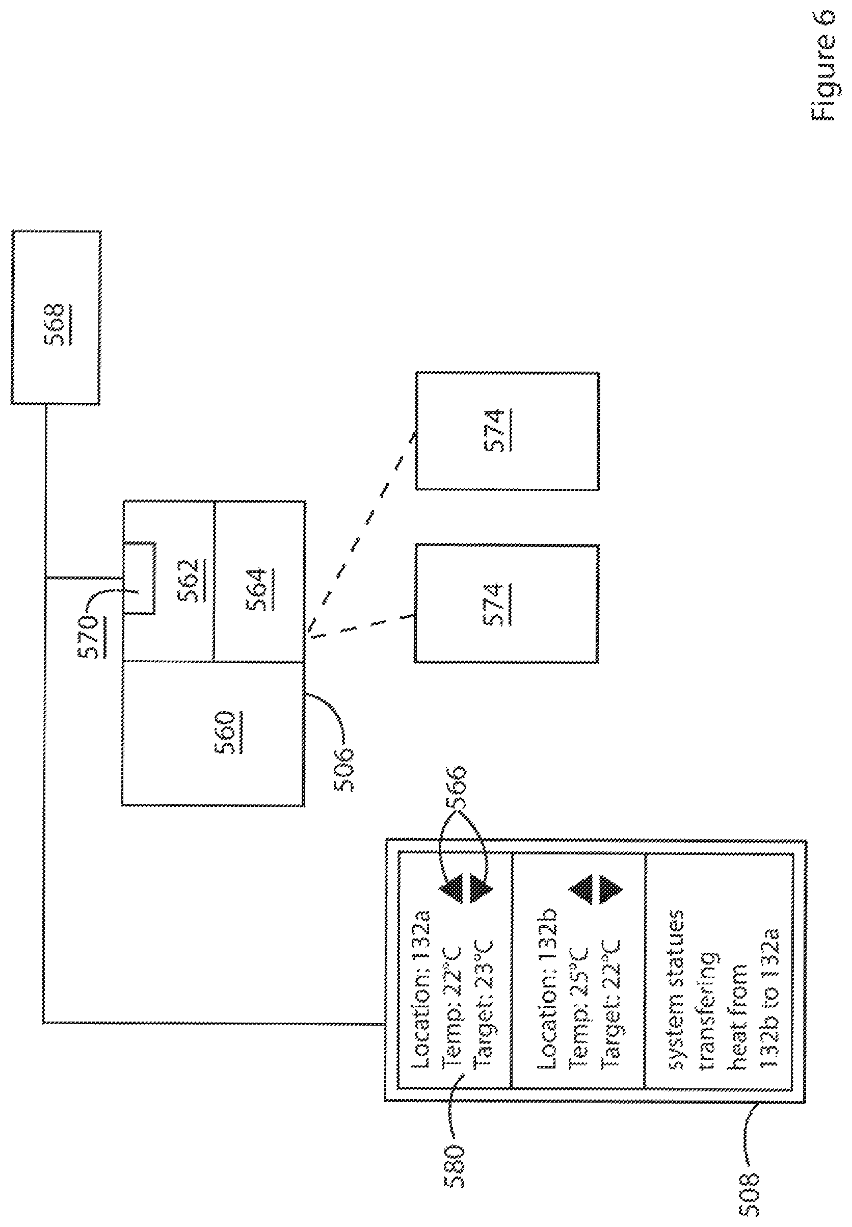 Patent US12339028 Figure 8 – Heat transfer system and environmental control system with heat transfer system