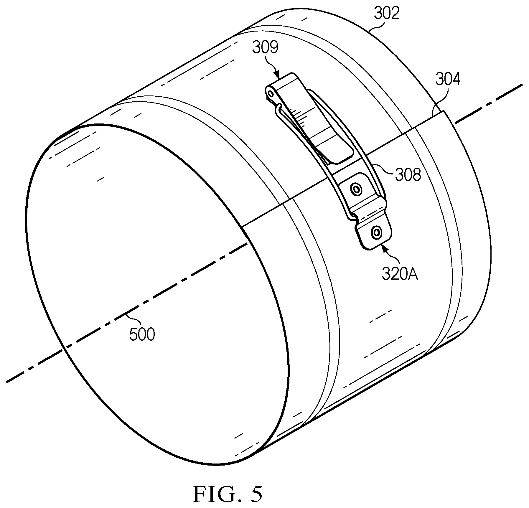 Patent US12339029 Figure 5 – Expandable plenum flange and method of use
