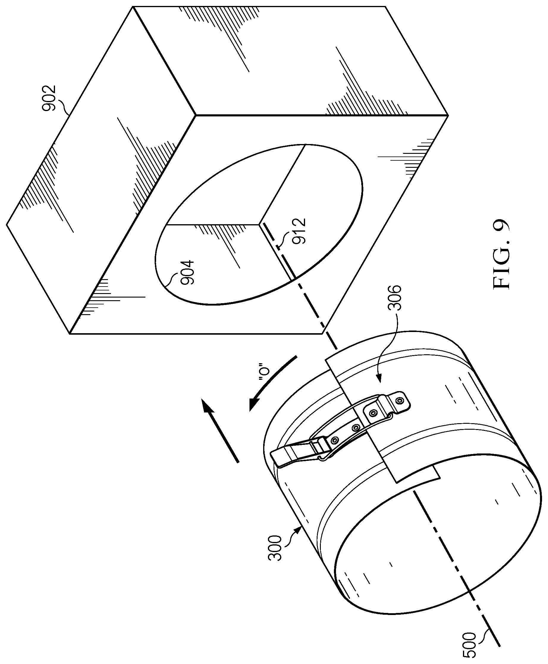 Patent US12339029 Figure 8 – Expandable plenum flange and method of use