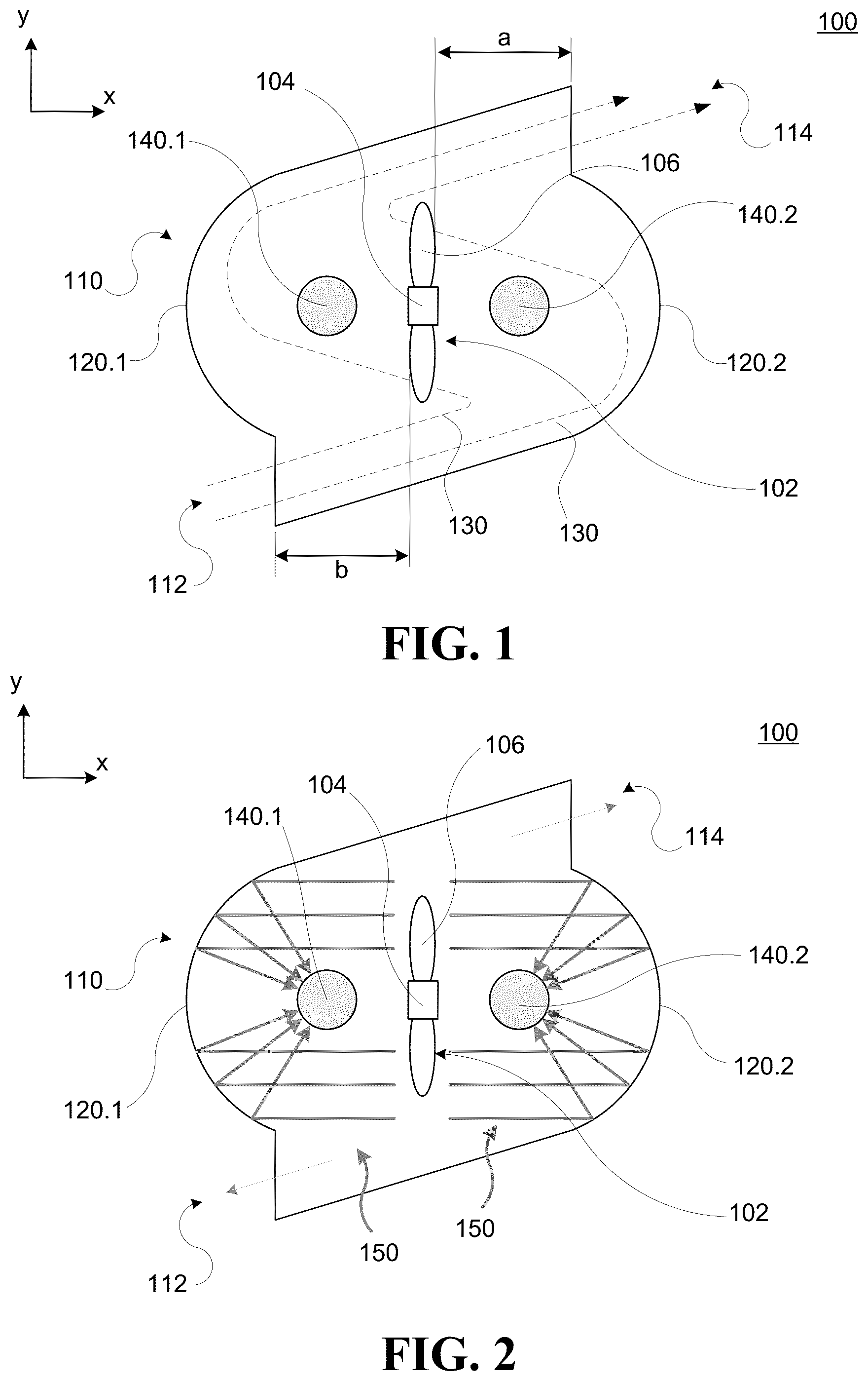 Patent US12339032 Figure 1 – Acoustic dampening air moving device housing