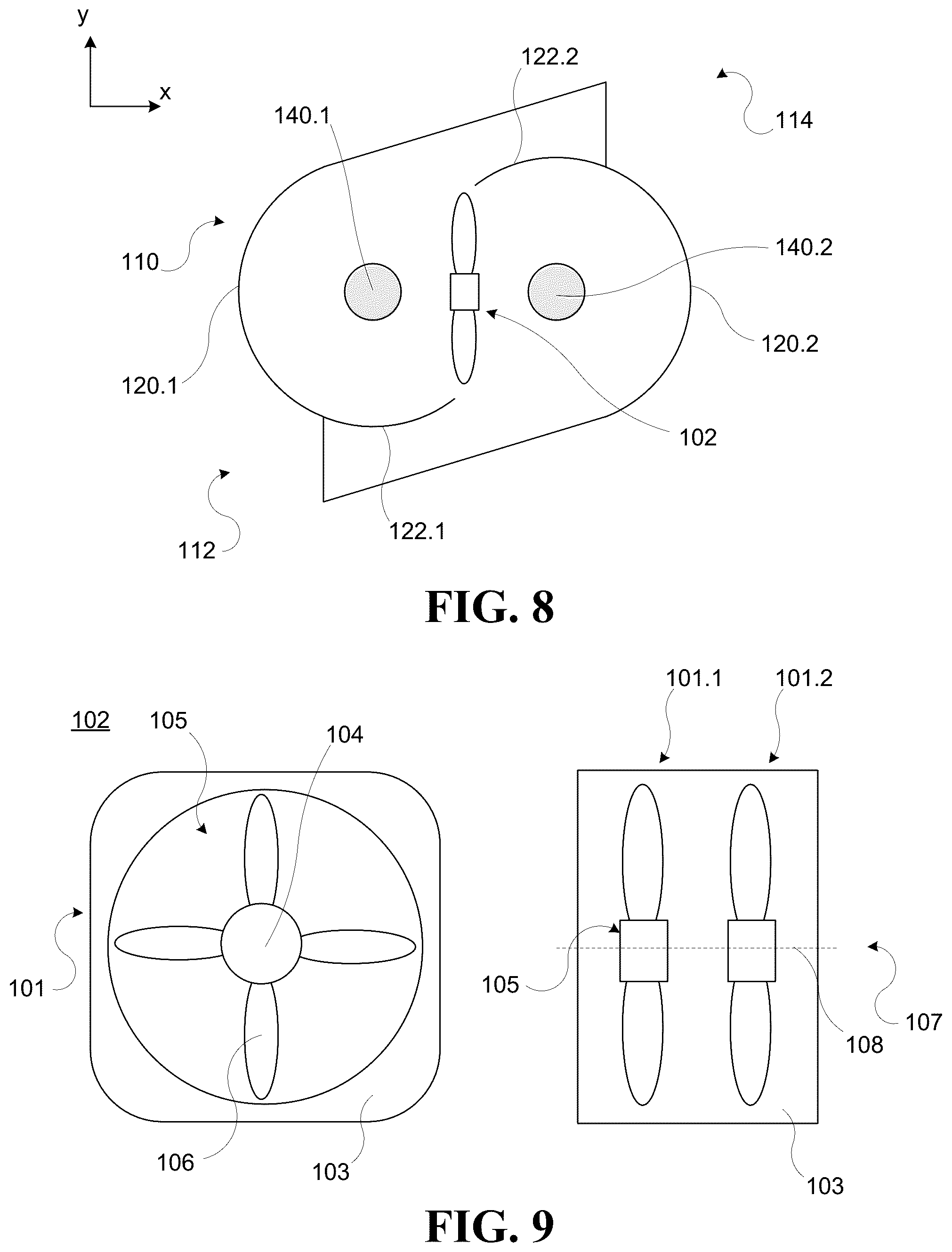 Patent US12339032 Figure 4 – Acoustic dampening air moving device housing