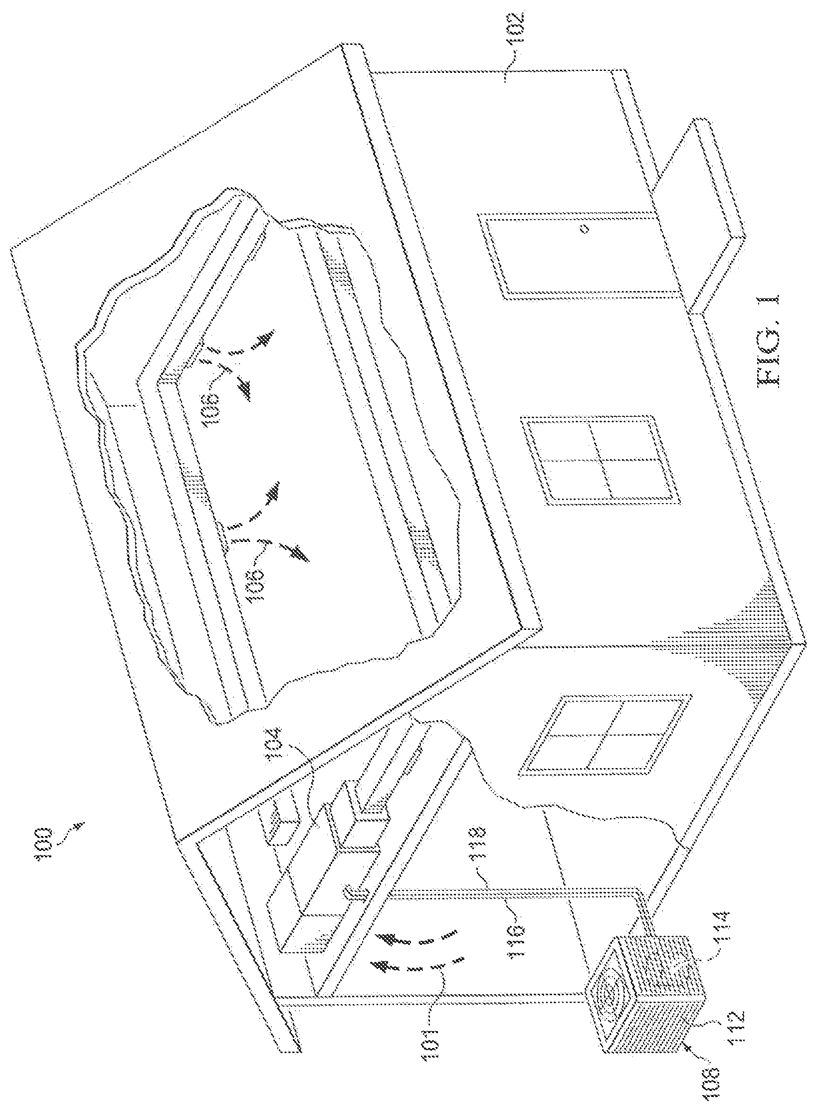 Patent US12339034 Figure 1 – Parallel evaporator coils for superheat control for a dehumidification system