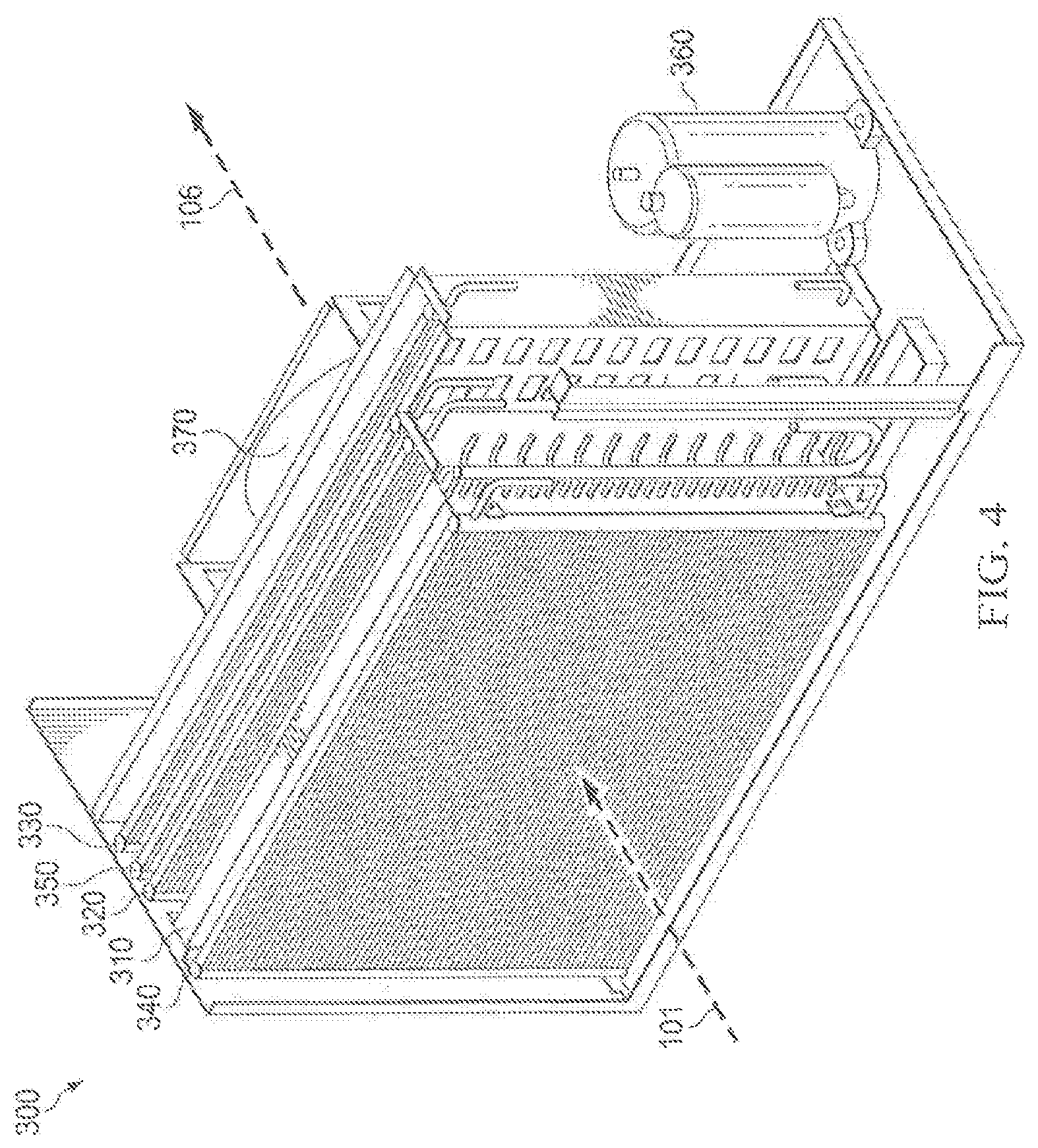 Patent US12339034 Figure 4 – Parallel evaporator coils for superheat control for a dehumidification system