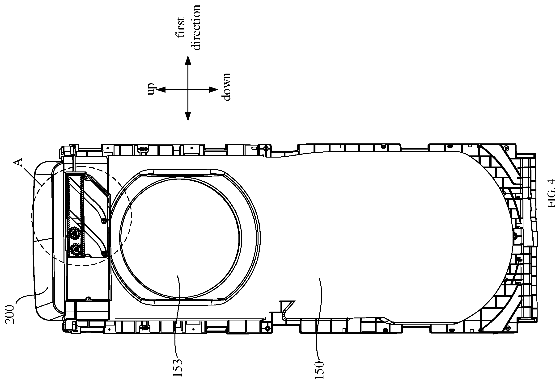 Patent US12339036 Figure 4 – Floor-standing air-conditioning indoor unit and air conditioner