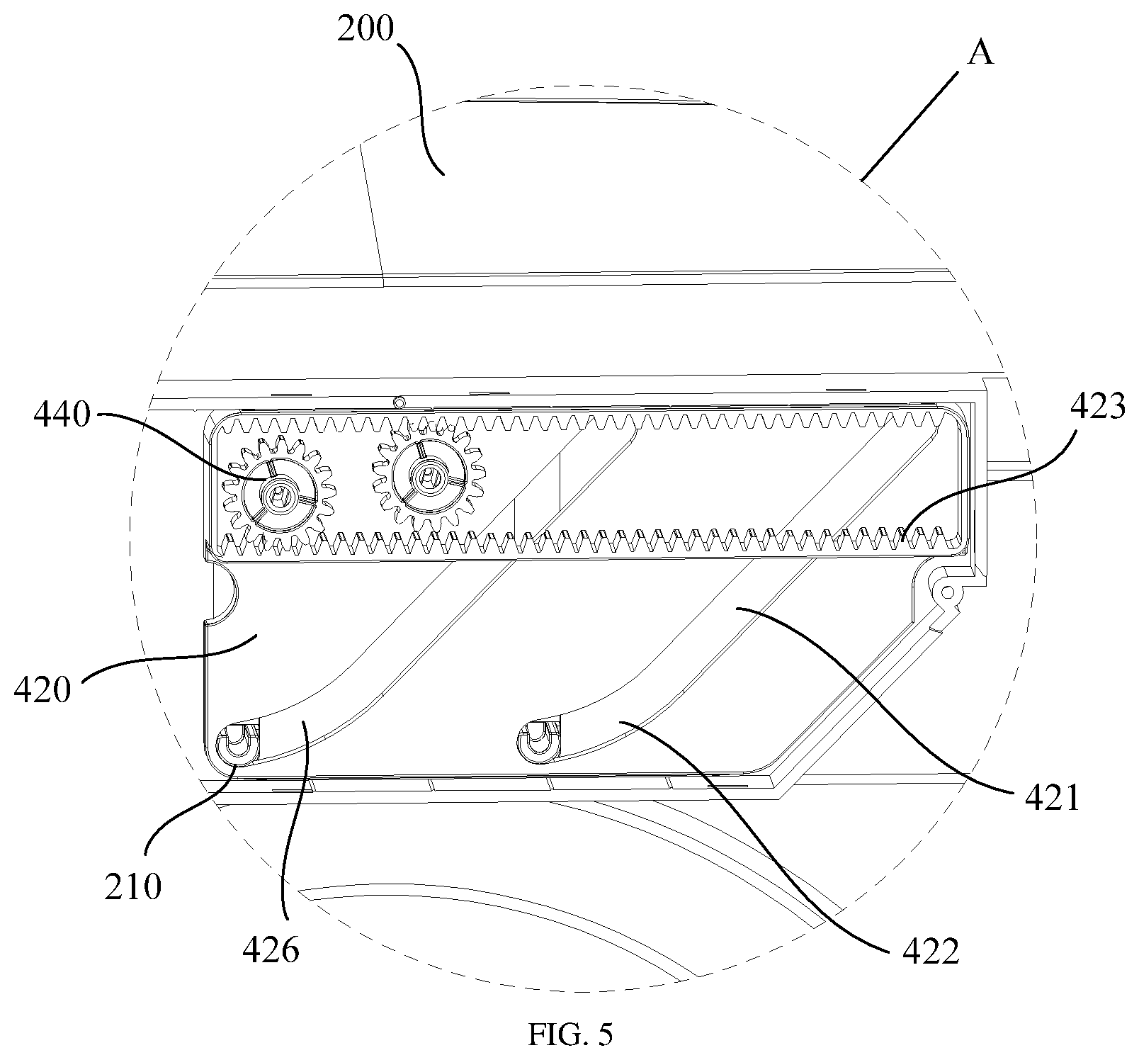 Patent US12339036 Figure 5 – Floor-standing air-conditioning indoor unit and air conditioner
