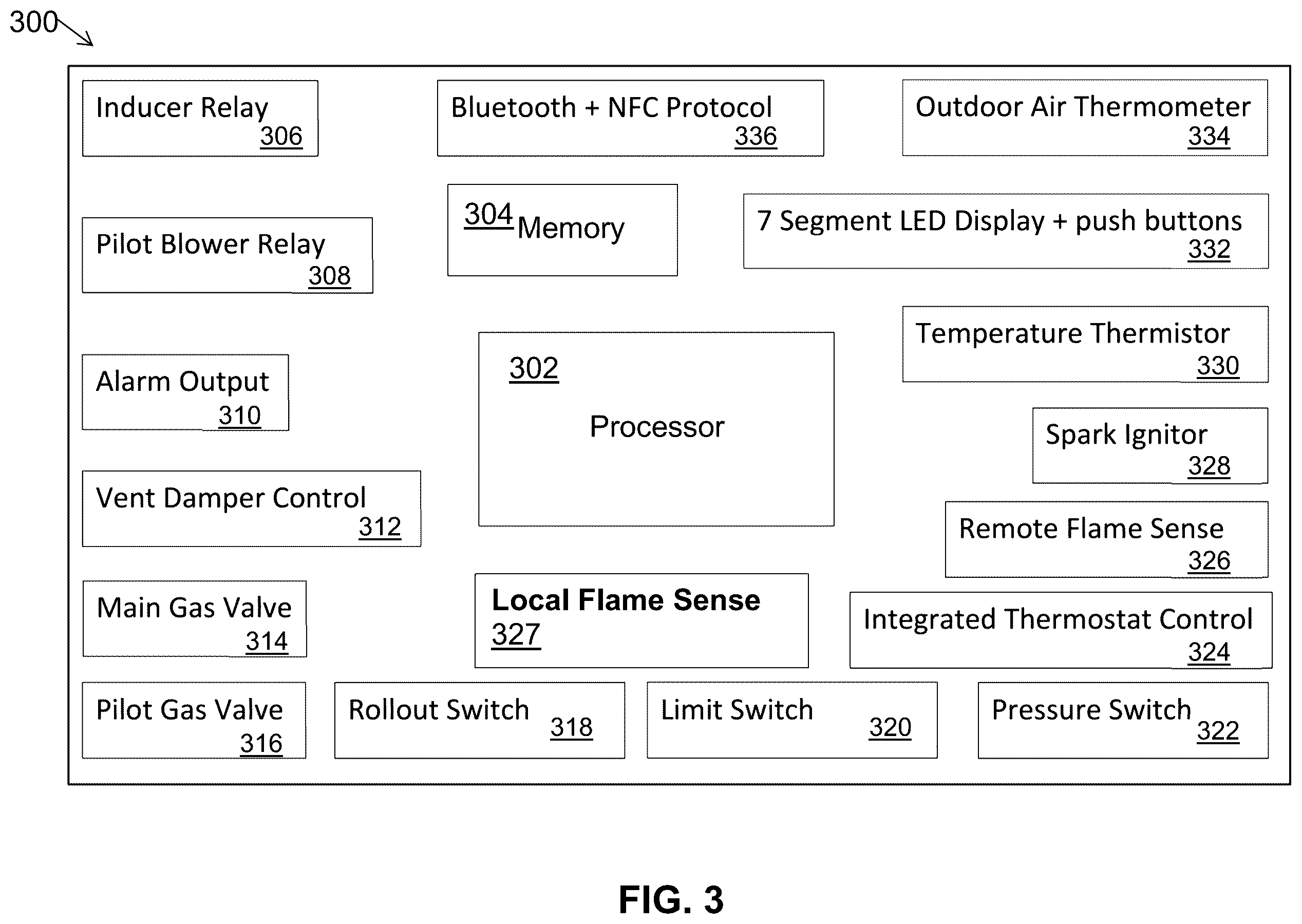 Patent US12339039 Figure 3 – Spark ignition module and methods