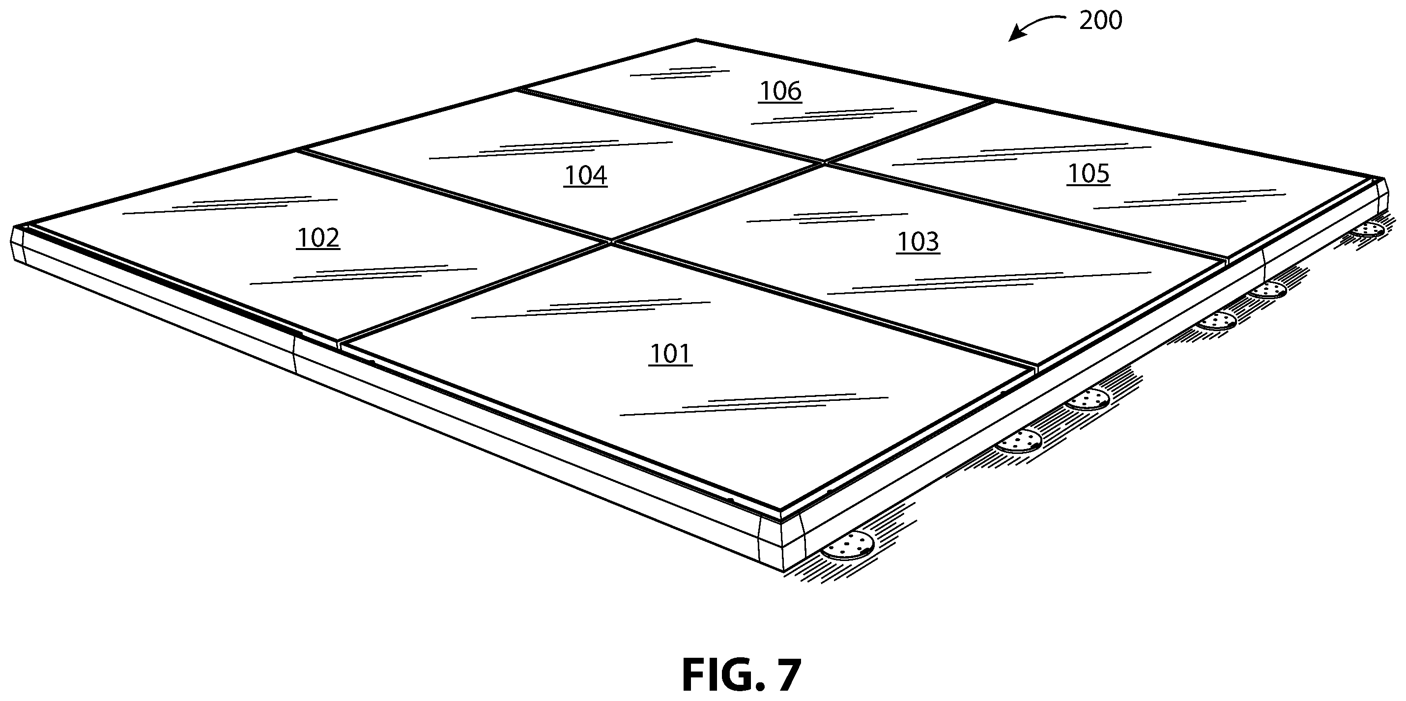 Patent US12339040 Figure 5 – Rail-less solar panel devices and system for roofs and the like and methods for mounting same