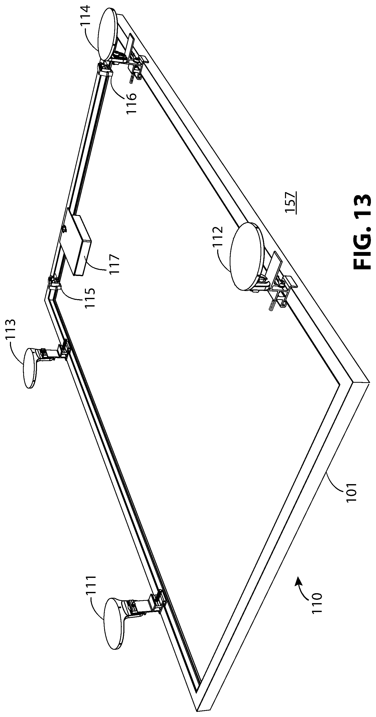 Patent US12339040 Figure 11 – Rail-less solar panel devices and system for roofs and the like and methods for mounting same