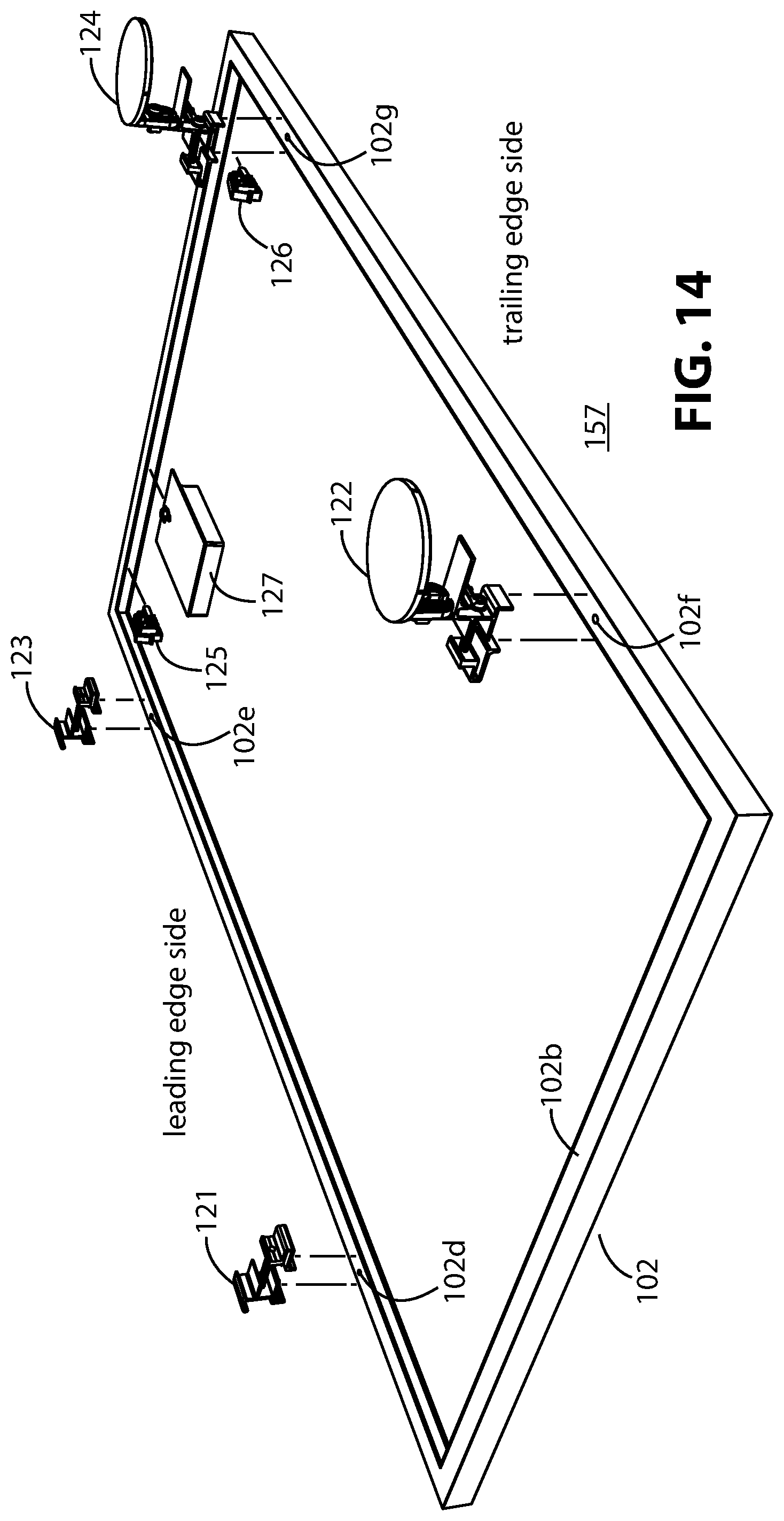 Patent US12339040 Figure 12 – Rail-less solar panel devices and system for roofs and the like and methods for mounting same