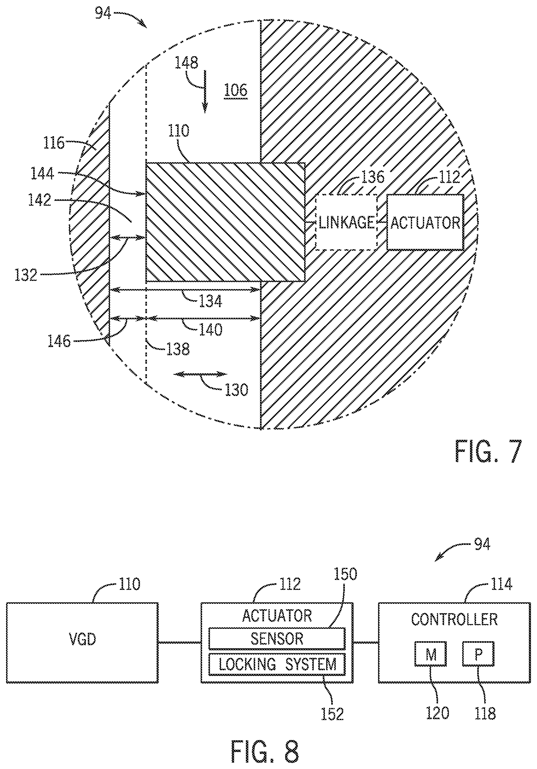 Patent US12339047 Figure 7 – System and method for operation of variable geometry diffuser as check valve