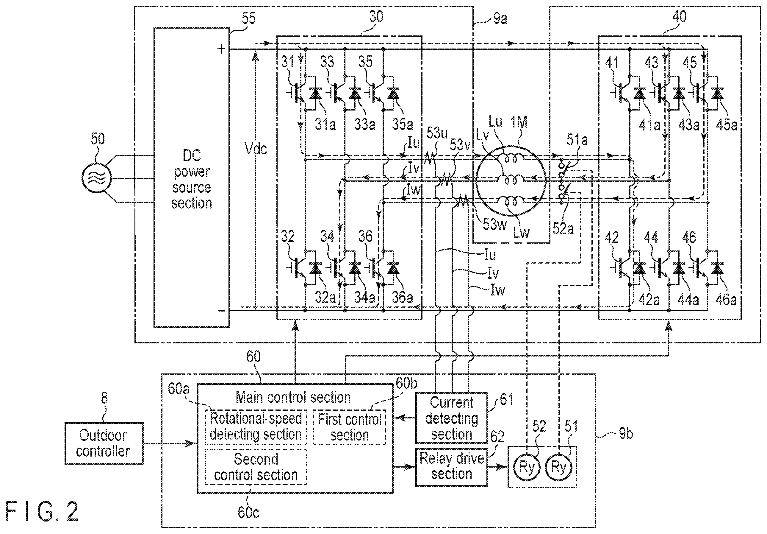 Patent US12339048 Figure 2 – Refrigeration cycle apparatus