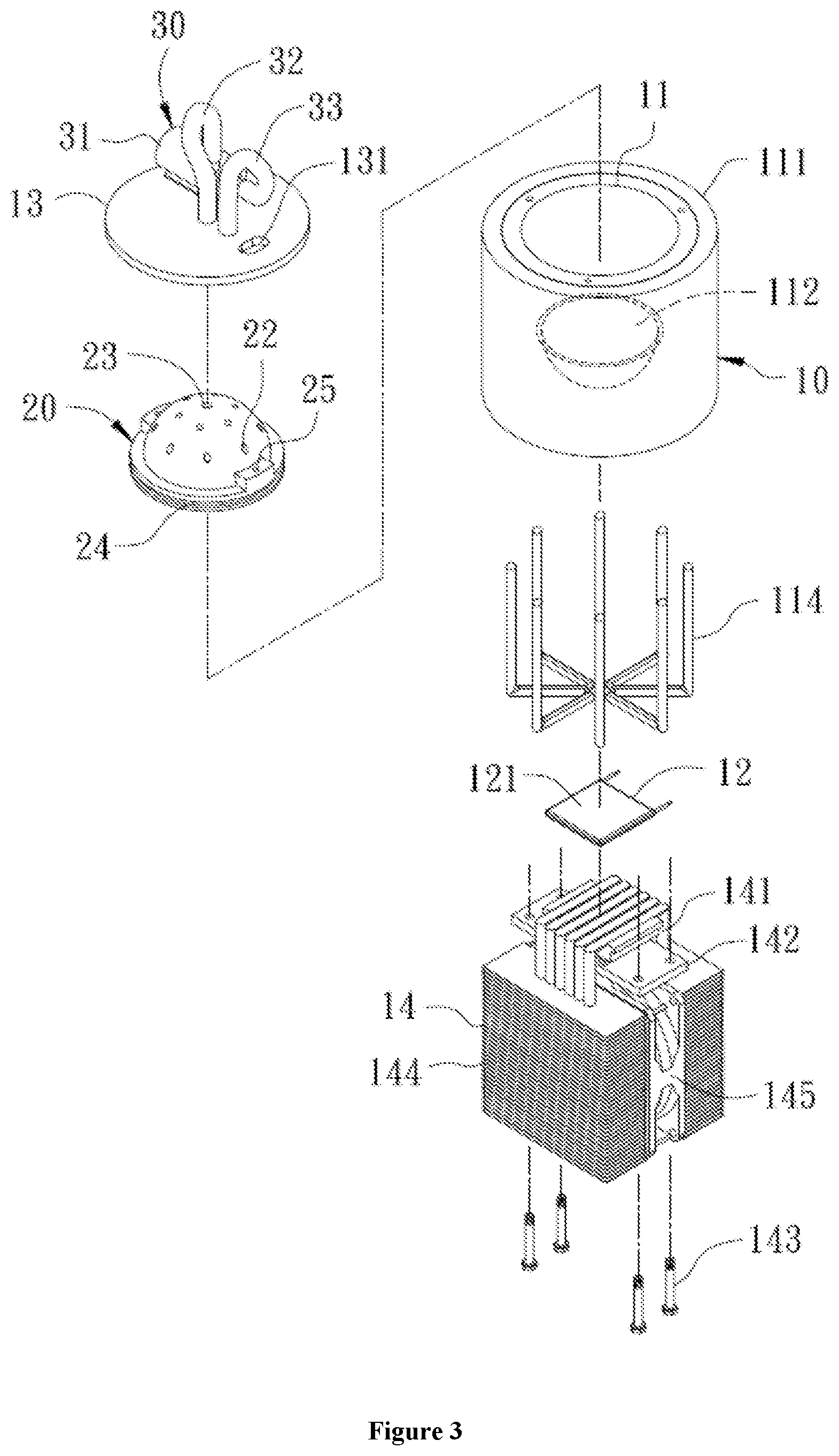 Patent US12339049 Figure 3 – Making device of ice balls