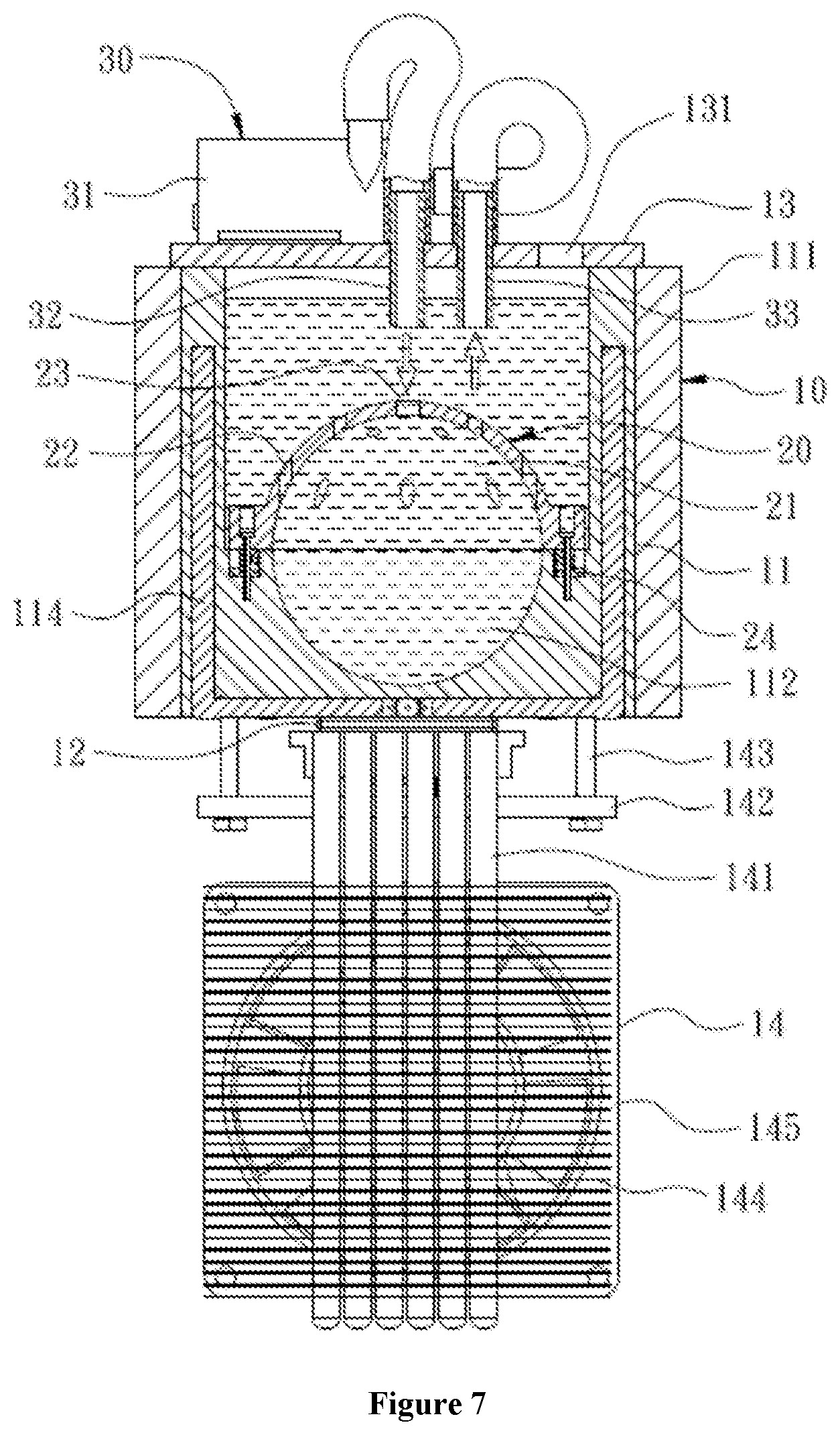 Patent US12339049 Figure 7 – Making device of ice balls
