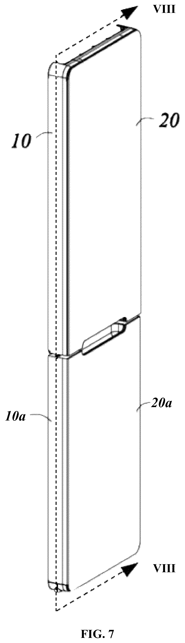 Patent US12339054 Figure 4 – Refrigerator door with replaceable door panel