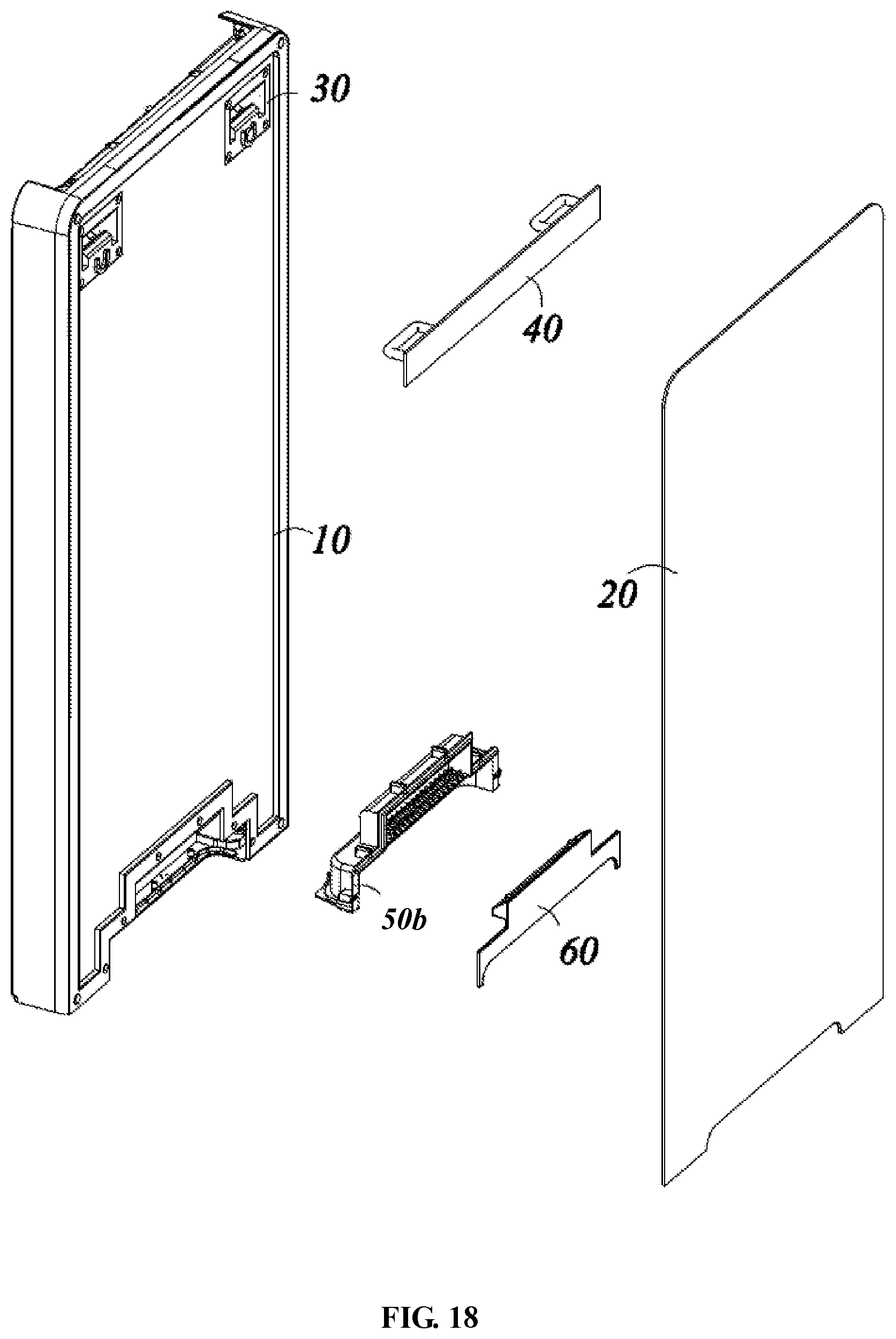 Patent US12339055 Figure 11 – Refrigerator door with replaceable door panel